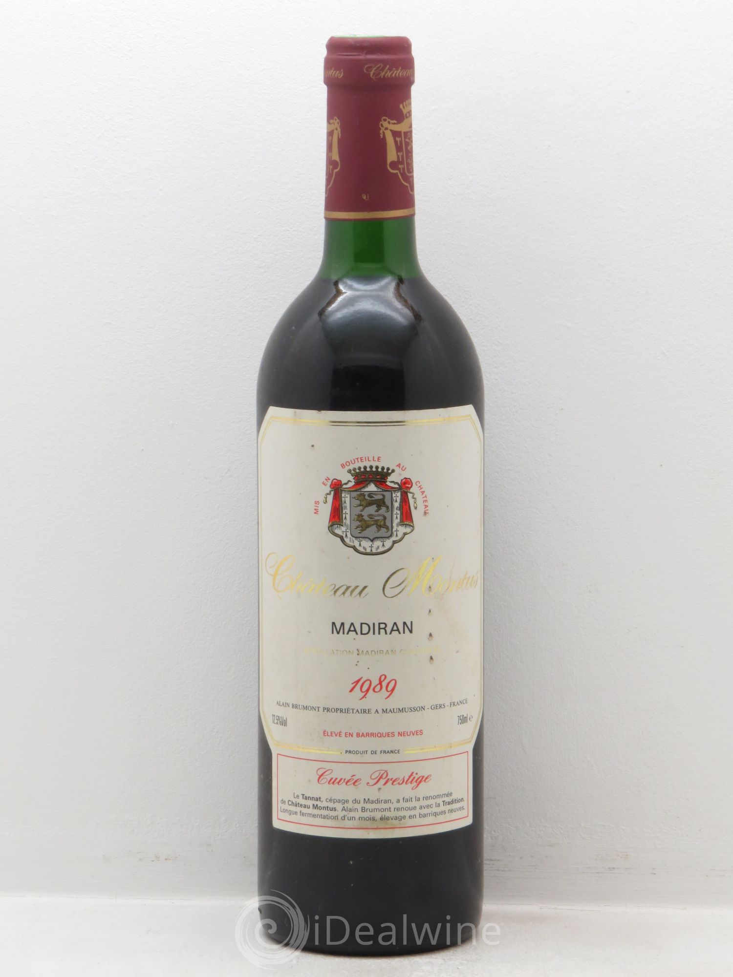 Madiran Château Montus-Prestige Alain Brumont 1989 - Lot de 1 bouteille - 0