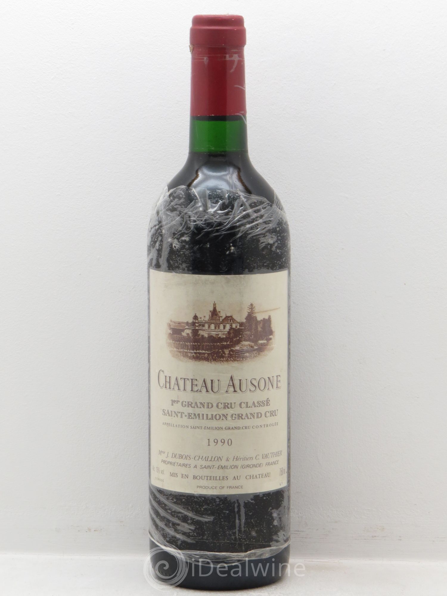 Château Ausone 1er Grand Cru Classé A 1990 - Lot de 1 bouteille - 0
