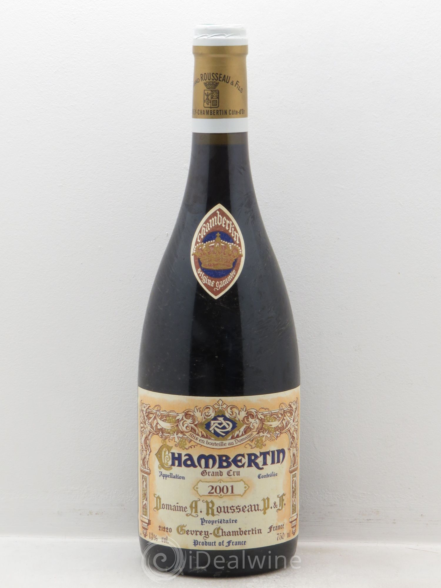 Chambertin Grand Cru Armand Rousseau (Domaine) 2001 - Lot de 1 bouteille - 0