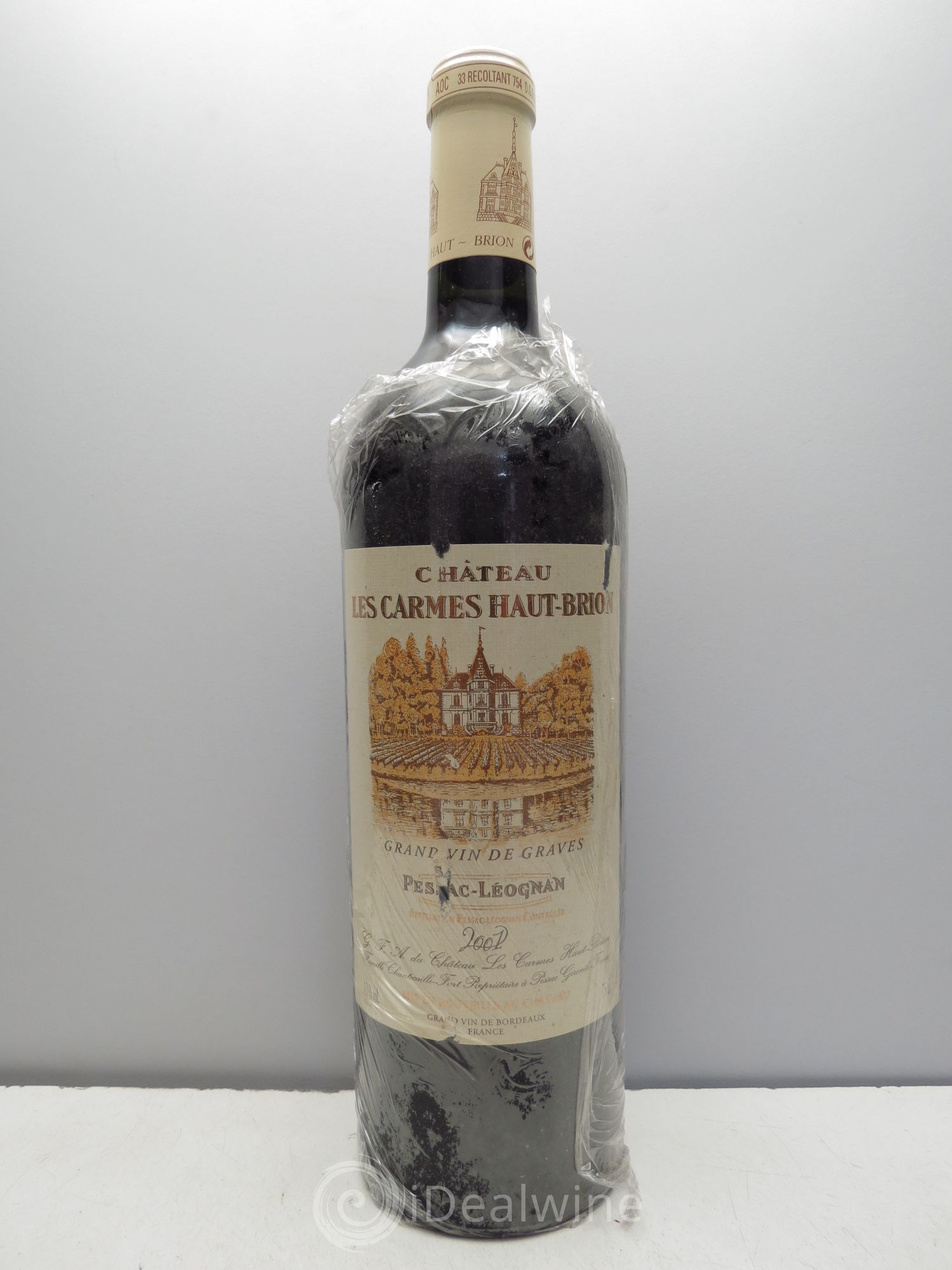 Château Les Carmes Haut-Brion 2001 - Lot de 6 bouteilles - 0