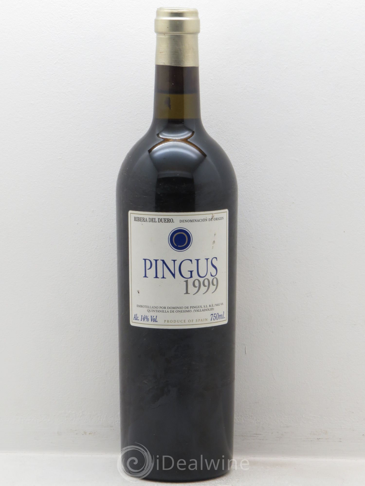 Ribera Del Duero Pingus Dominio de Pingus - Peter Sisseck 1999 - Lot de 1 bouteille - 0