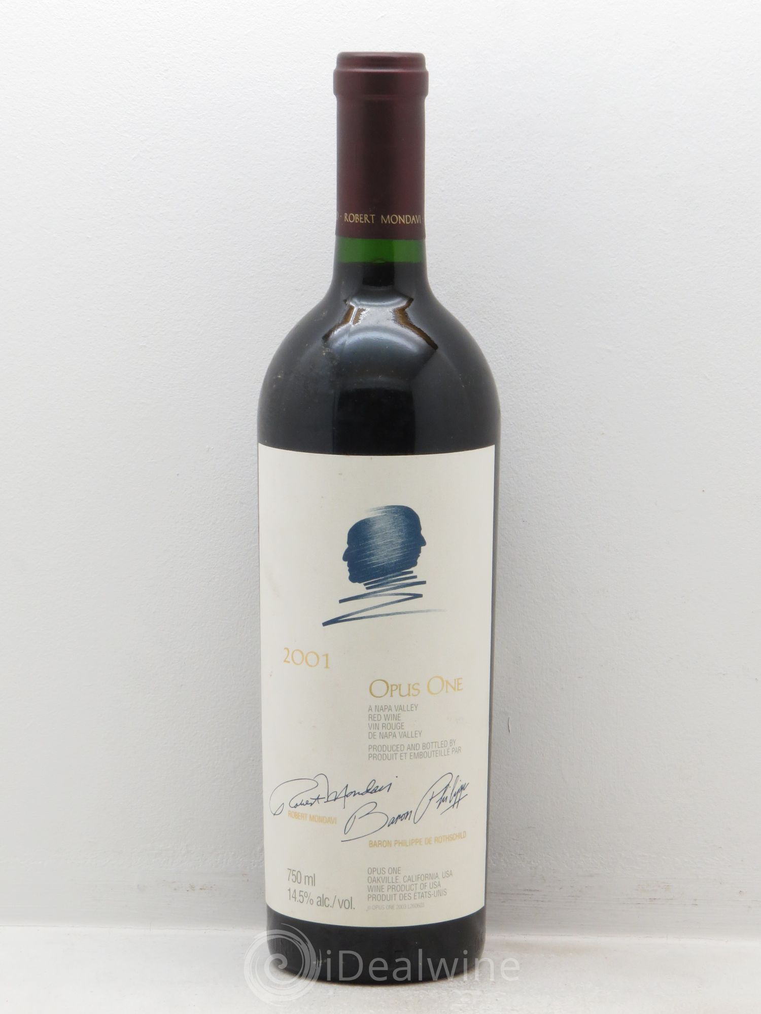 Napa Valley Opus One Robert Mondavi 2001 - Lot de 1 bouteille - 0