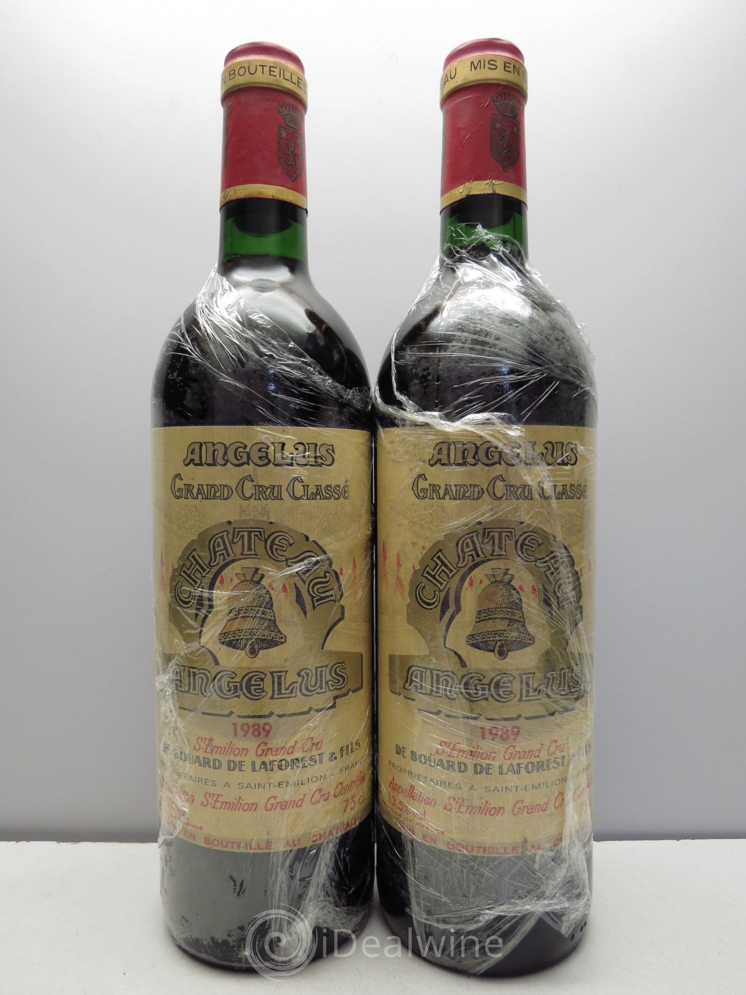 Château Angélus 1er Grand Cru Classé A 1989 - Lot de 2 bouteilles - 0