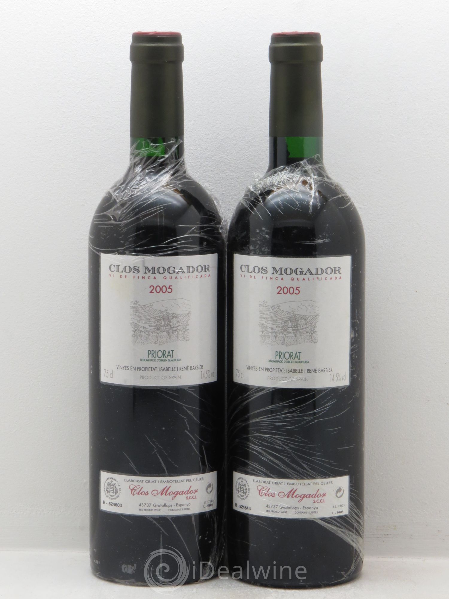 Priorat Clos Mogador DOCA René Barbier 2005 - Lot de 2 bouteilles - 0