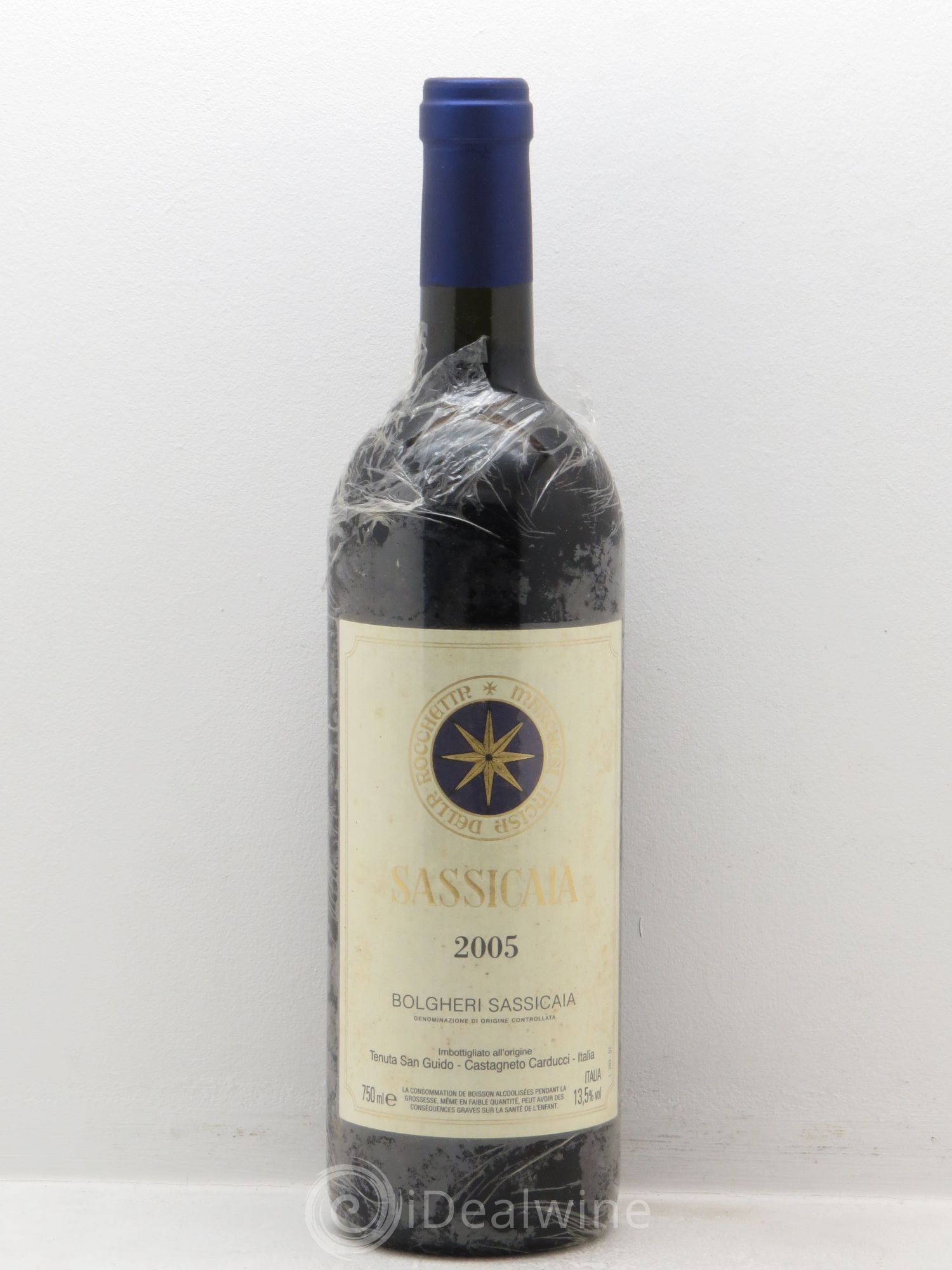 Bolgheri DOC Sassicaia Tenuta San Guido 2005 - Lot de 1 bouteille - 0