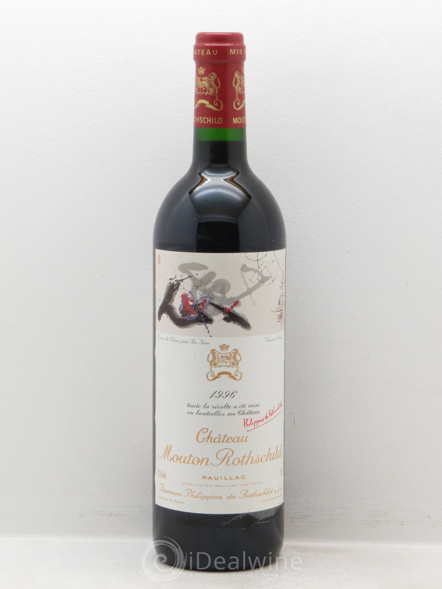 Château Mouton Rothschild 1er Grand Cru Classé 1996 - Lot de 1 bouteille - 0