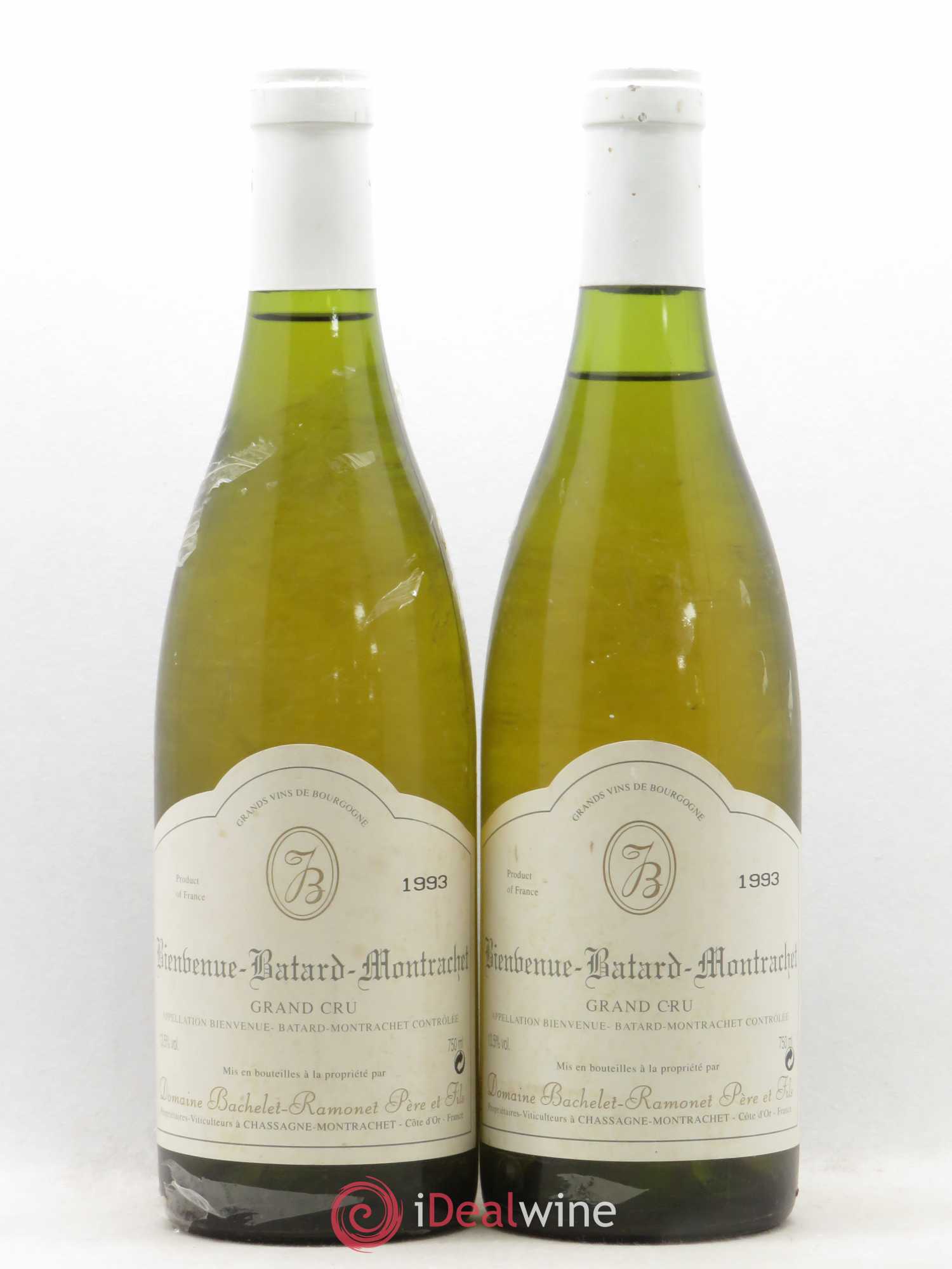 Bienvenues-Bâtard-Montrachet Grand Cru Bachelet-Ramonet (Domaine) 1993 - Lot de 2 bouteilles - 0