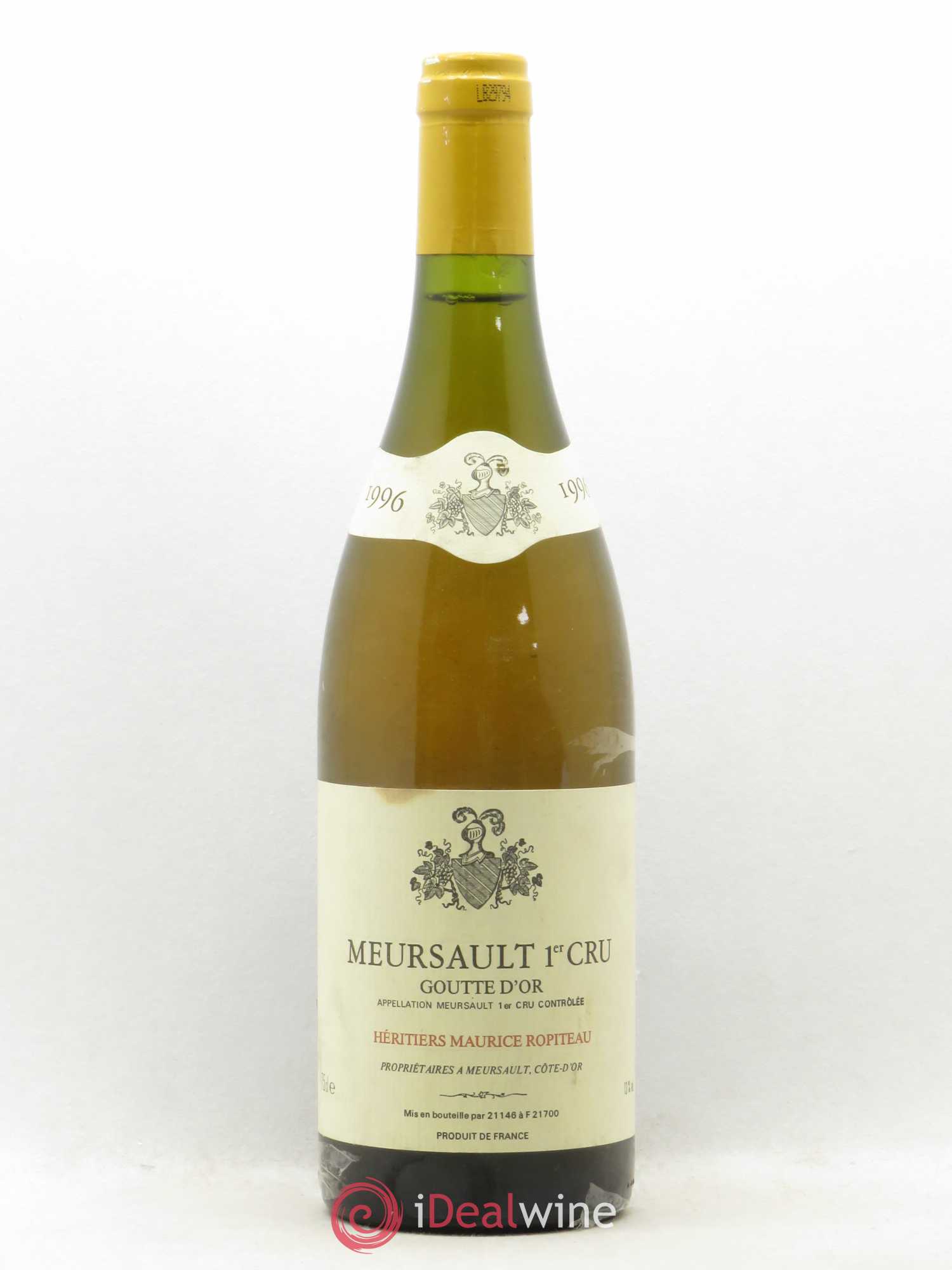Meursault 1er Cru Goutte D'Or Maurice Ropiteau 1996 - Posten von 1 Flasche - 0