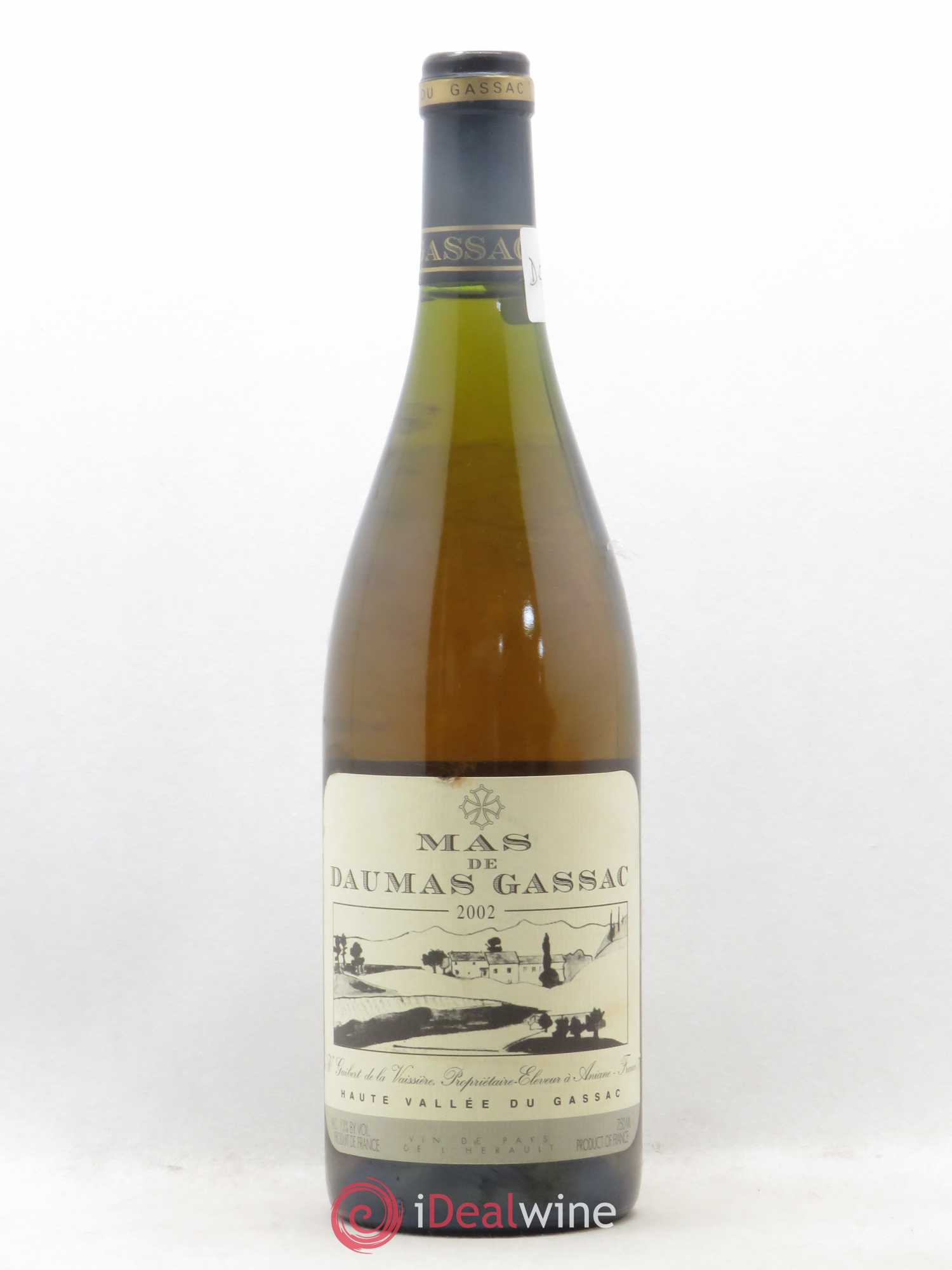 Saint-Guilhem-le-Désert - Cité d'Aniane Mas Daumas Gassac Famille Guibert de La Vaissière 2002 - Lot de 1 bouteille - 0