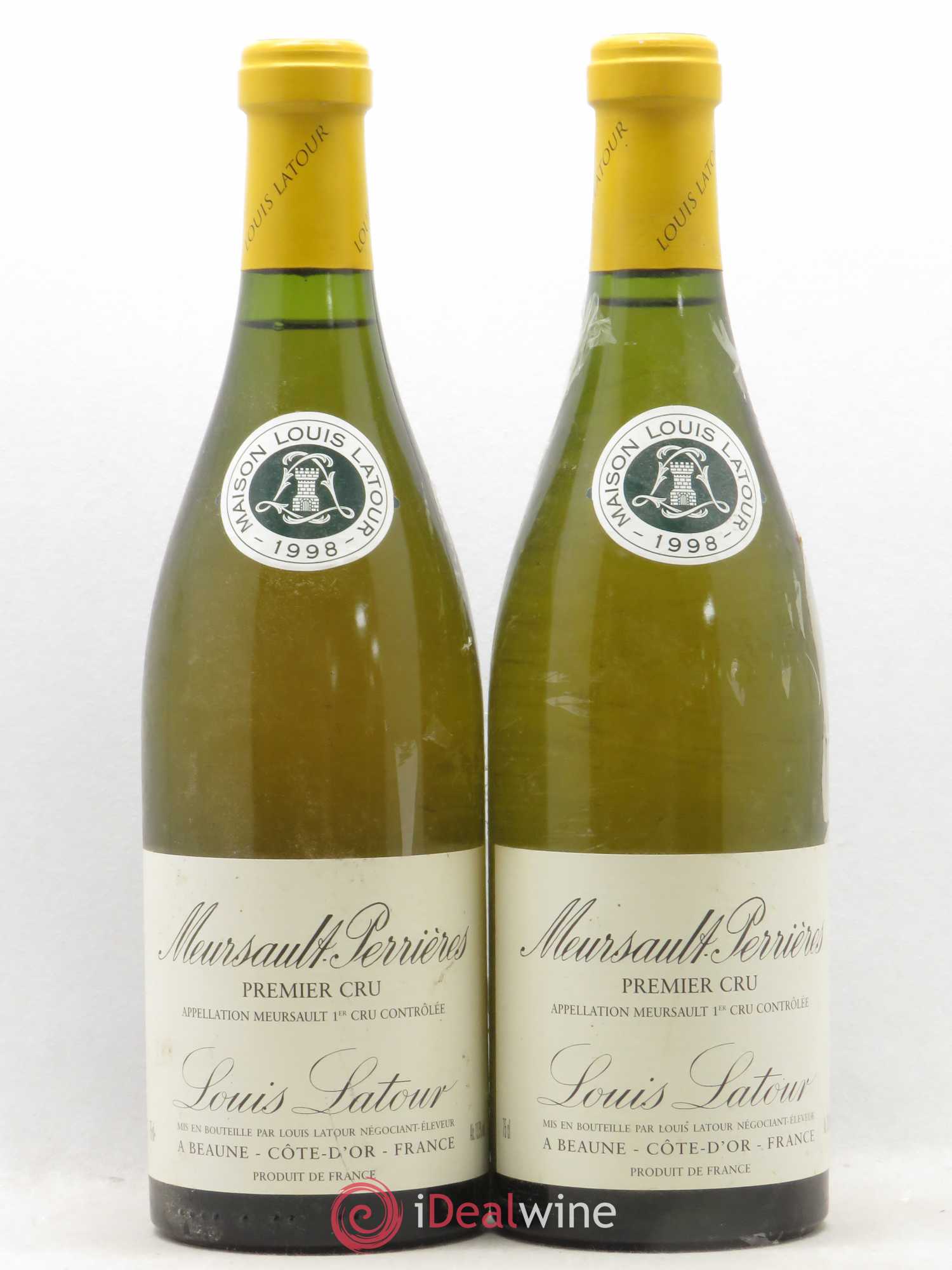 Meursault 1er Cru Perrières Louis Latour 1998 - Lot de 2 bouteilles - 0