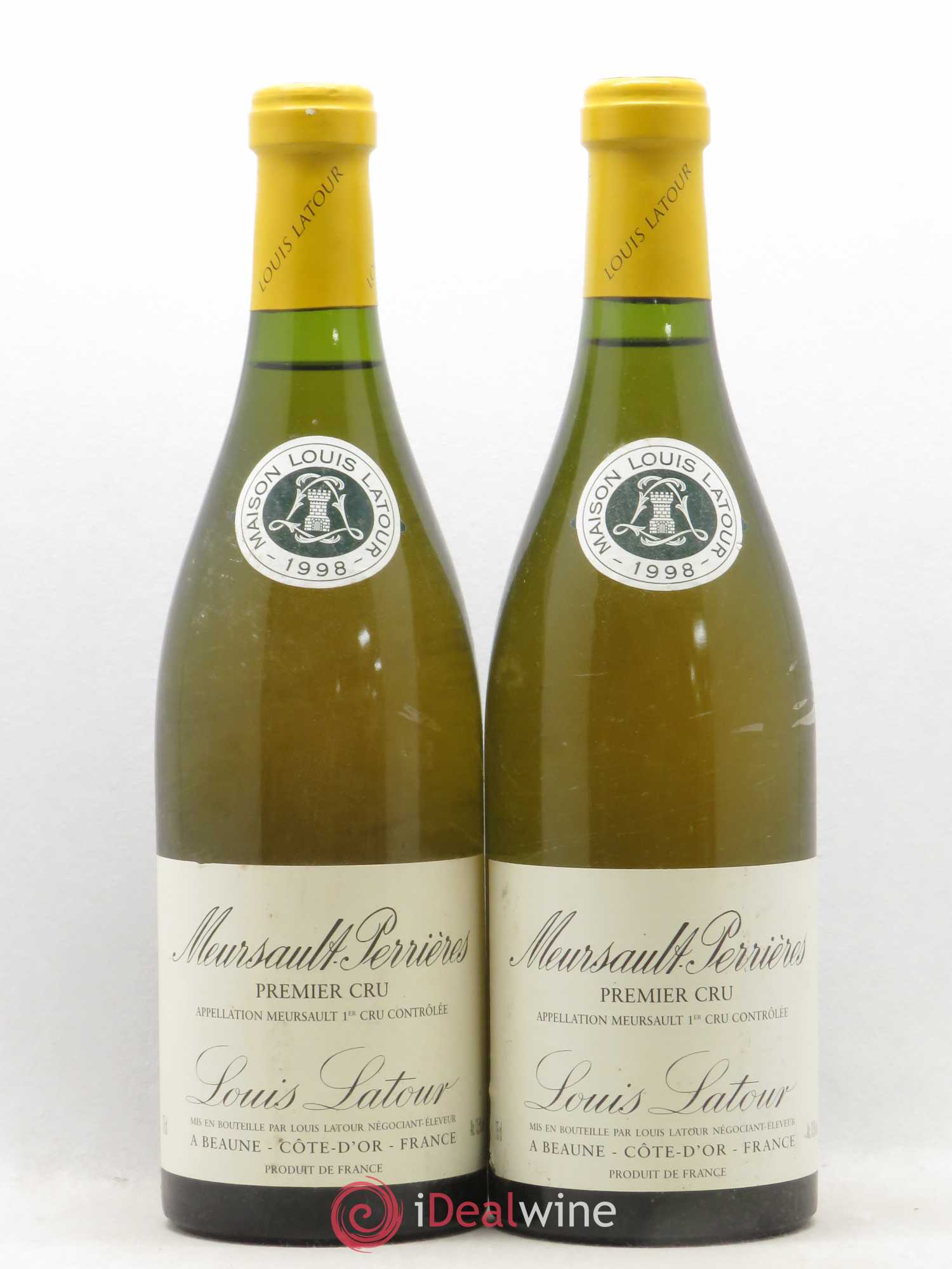 Meursault 1er Cru Perrières Louis Latour 1998 - Lot de 2 bouteilles - 0