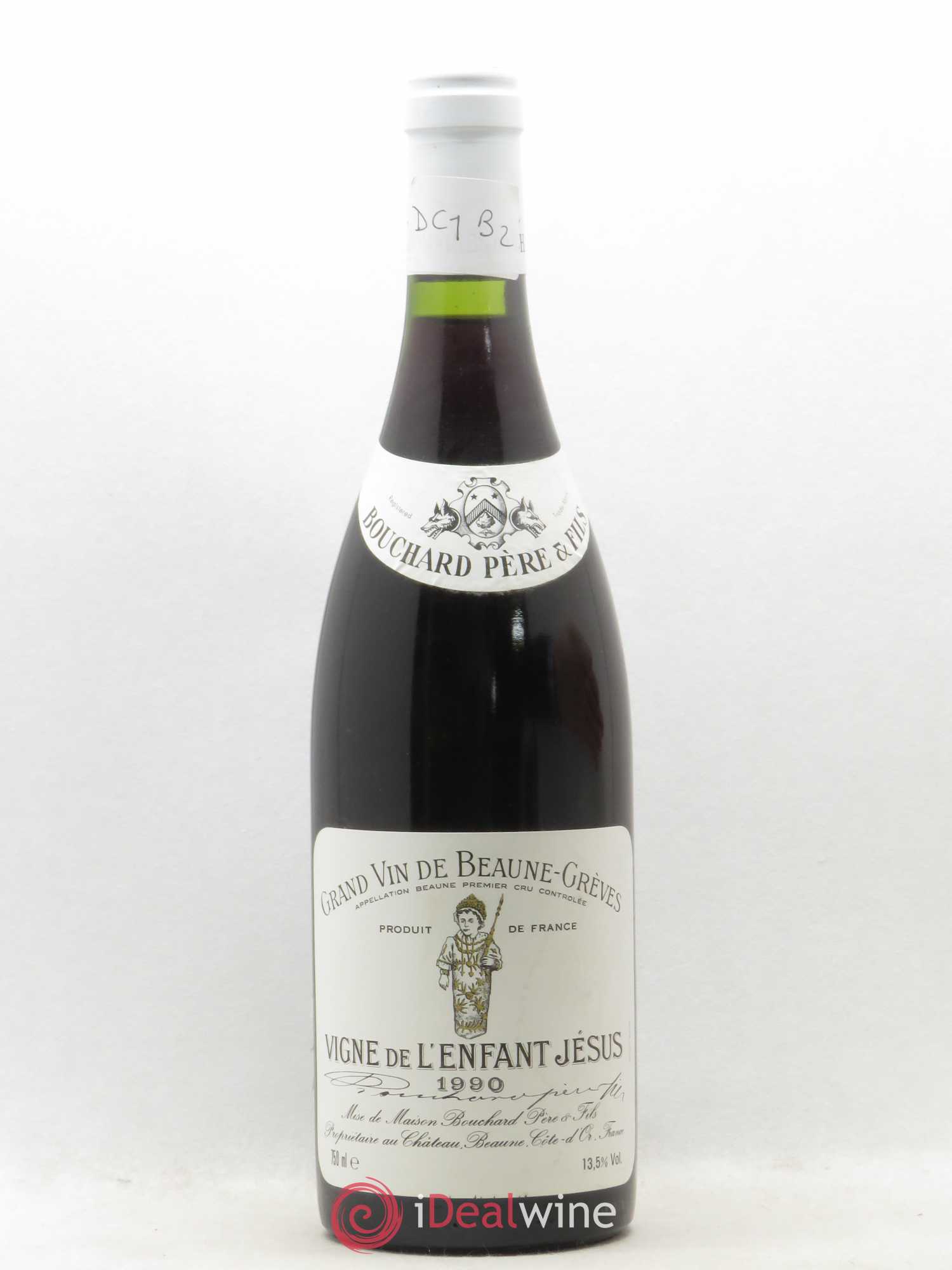 Beaune 1er Cru Grèves - Vigne de l'Enfant Jésus Bouchard Père & Fils 1990 - Lot de 1 bouteille - 0
