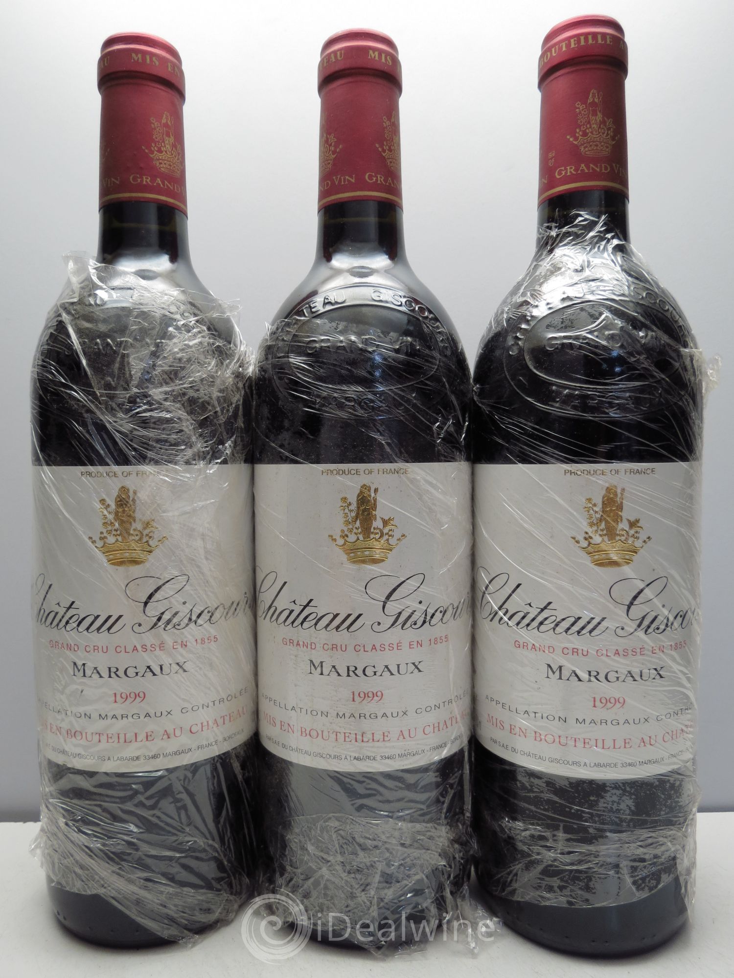 Château Giscours 3ème Grand Cru Classé 1999 - Lot de 3 bouteilles - 0