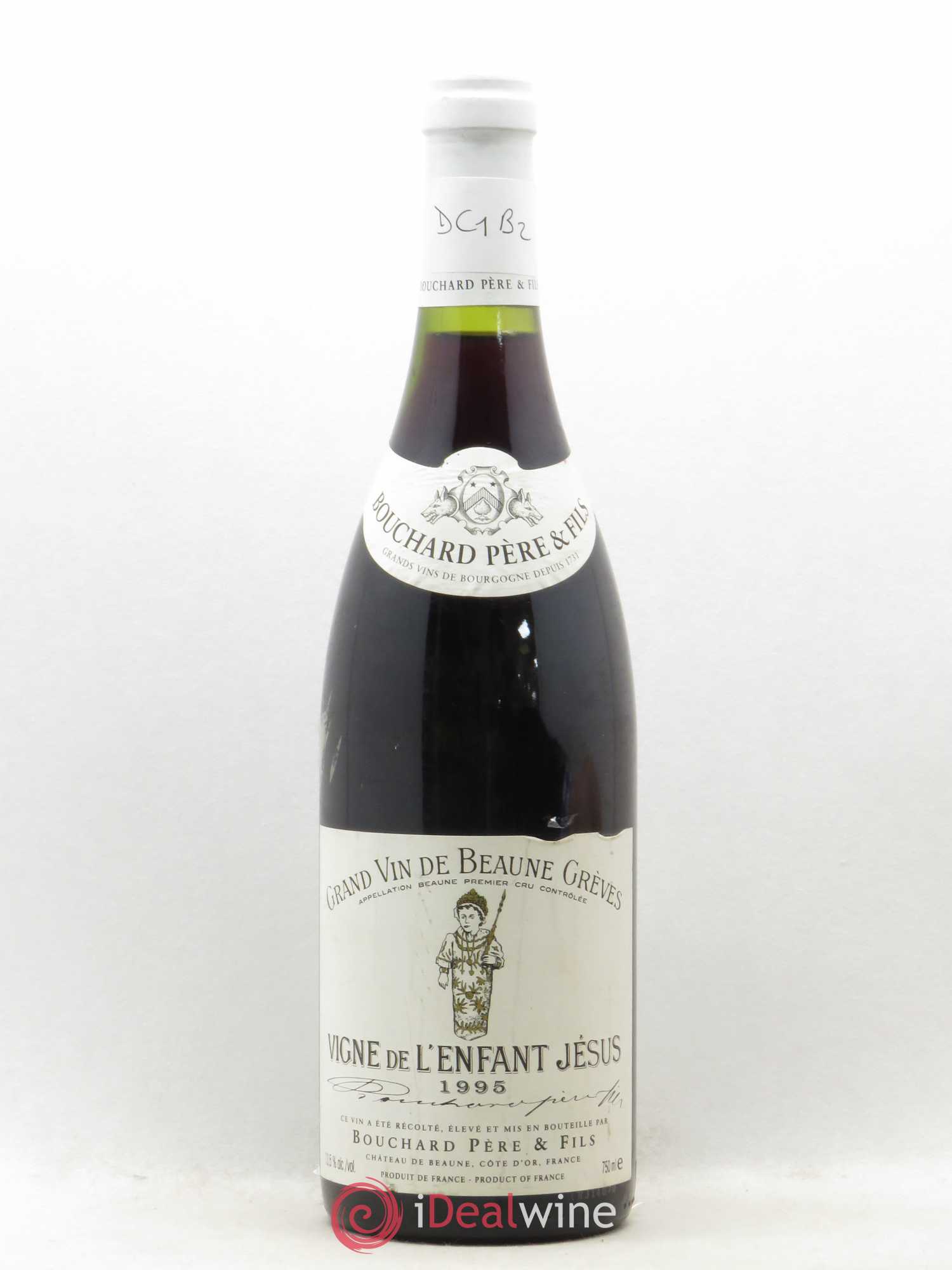 Beaune 1er Cru Grèves - Vigne de l'Enfant Jésus Bouchard Père & Fils 1995 - Lot de 1 bouteille - 0