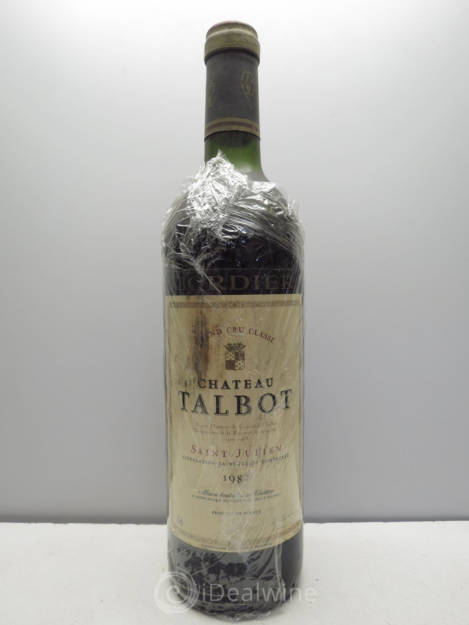Château Talbot 4ème Grand Cru Classé 1982 - Lot de 6 bouteilles - 0