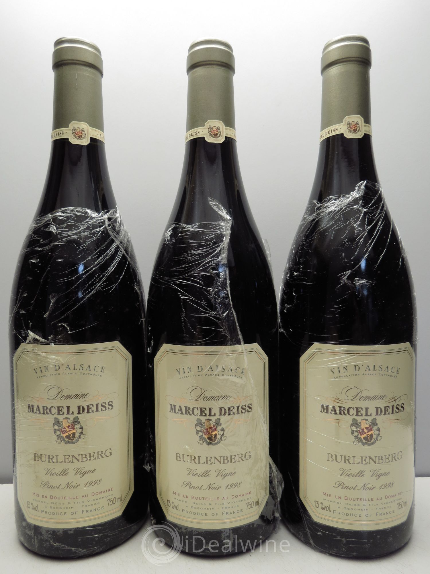 Pinot Noir Burlenberg Vieilles Vignes M.Deiss 1998 - Posten von 3 Flaschen - 0