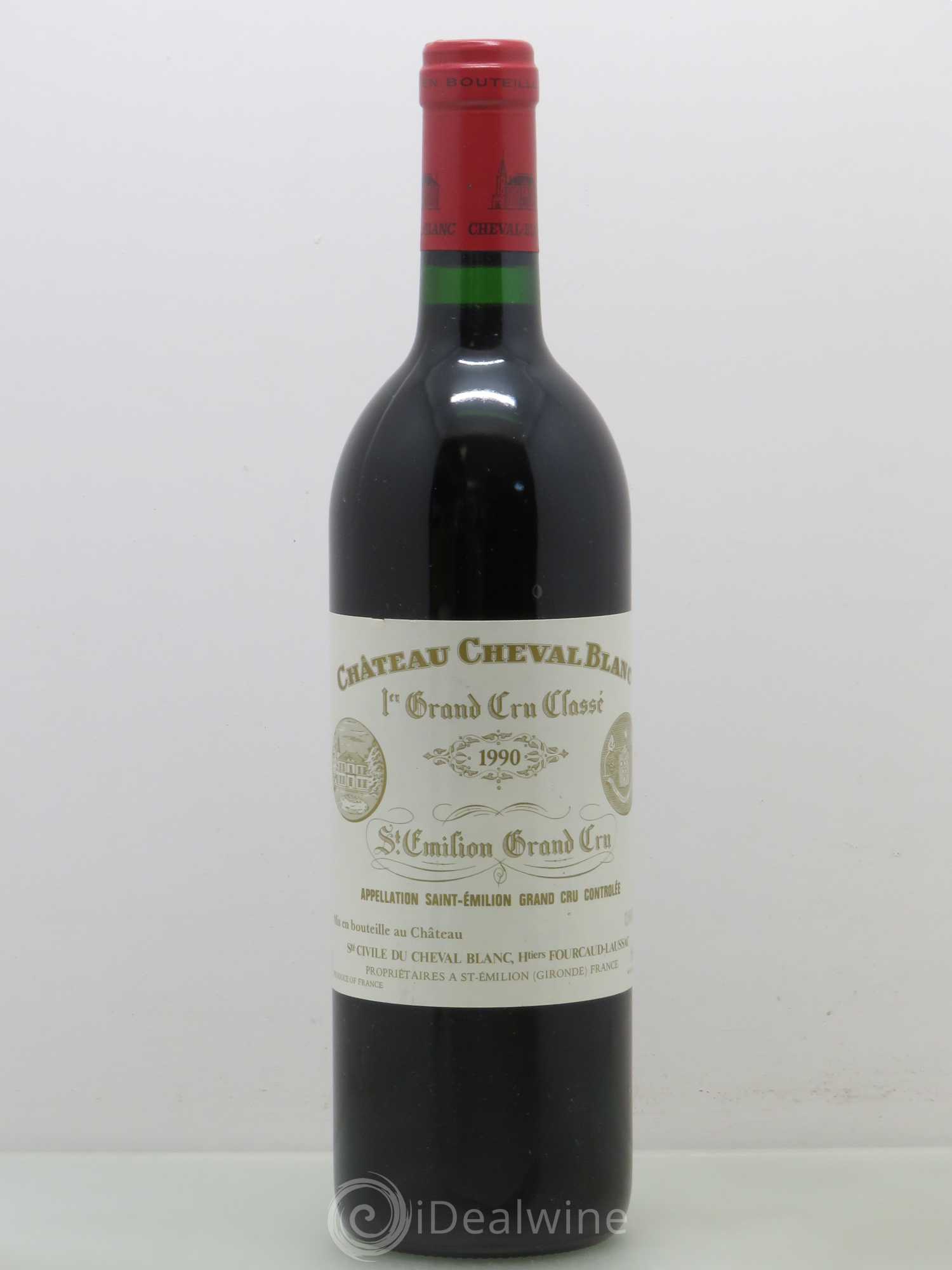 Château Cheval Blanc 1er Grand Cru Classé A 1990 - Lot de 1 bouteille - 0