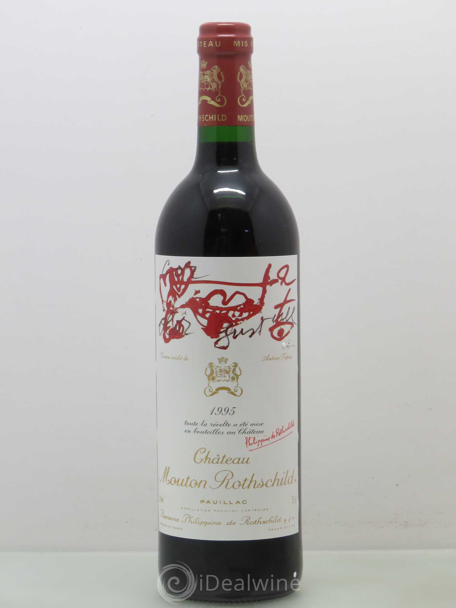 Château Mouton Rothschild 1er Grand Cru Classé 1995 - Lot de 1 bouteille - 0
