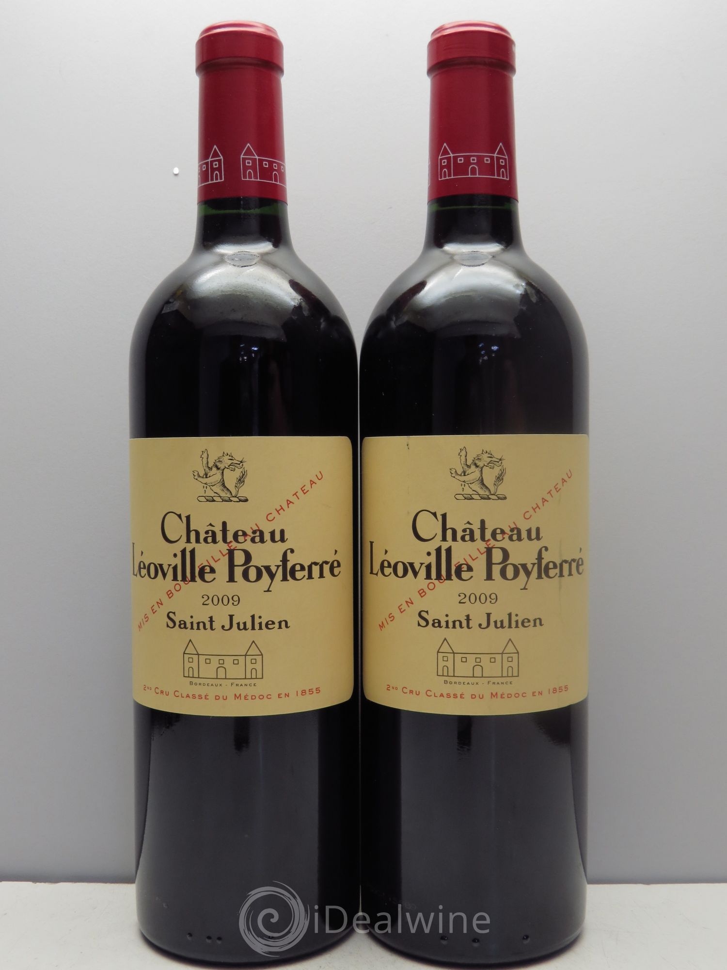Château Léoville Poyferré 2ème Grand Cru Classé 2009 - Lot de 2 bouteilles - 0