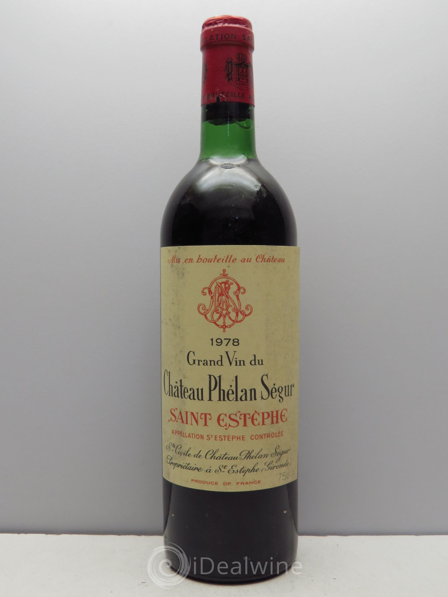 Château Phélan Ségur 1978 - Lot de 1 bouteille - 0