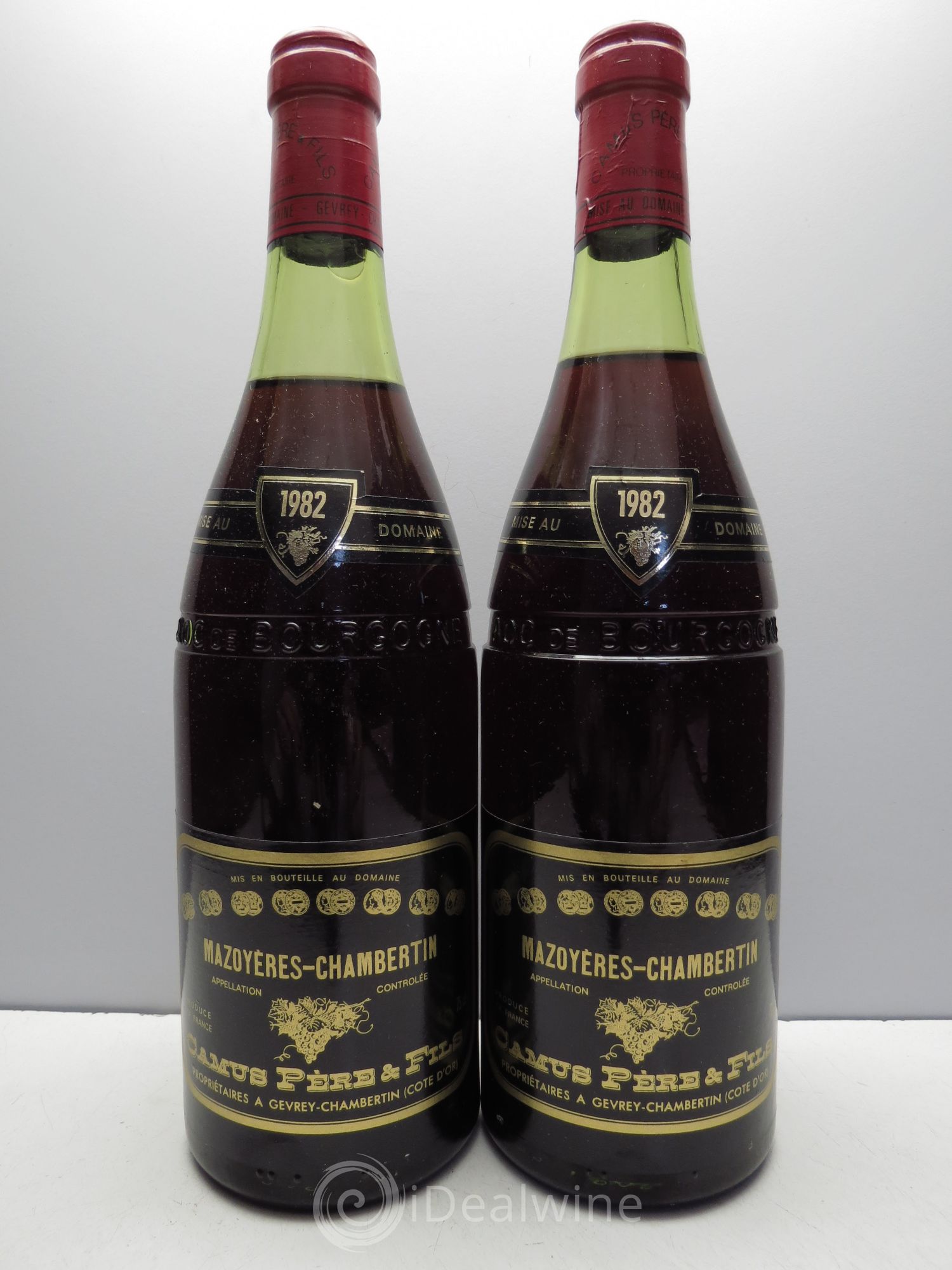 Mazoyères-Chambertin Grand Cru 1982 - Lot de 2 bouteilles - 0