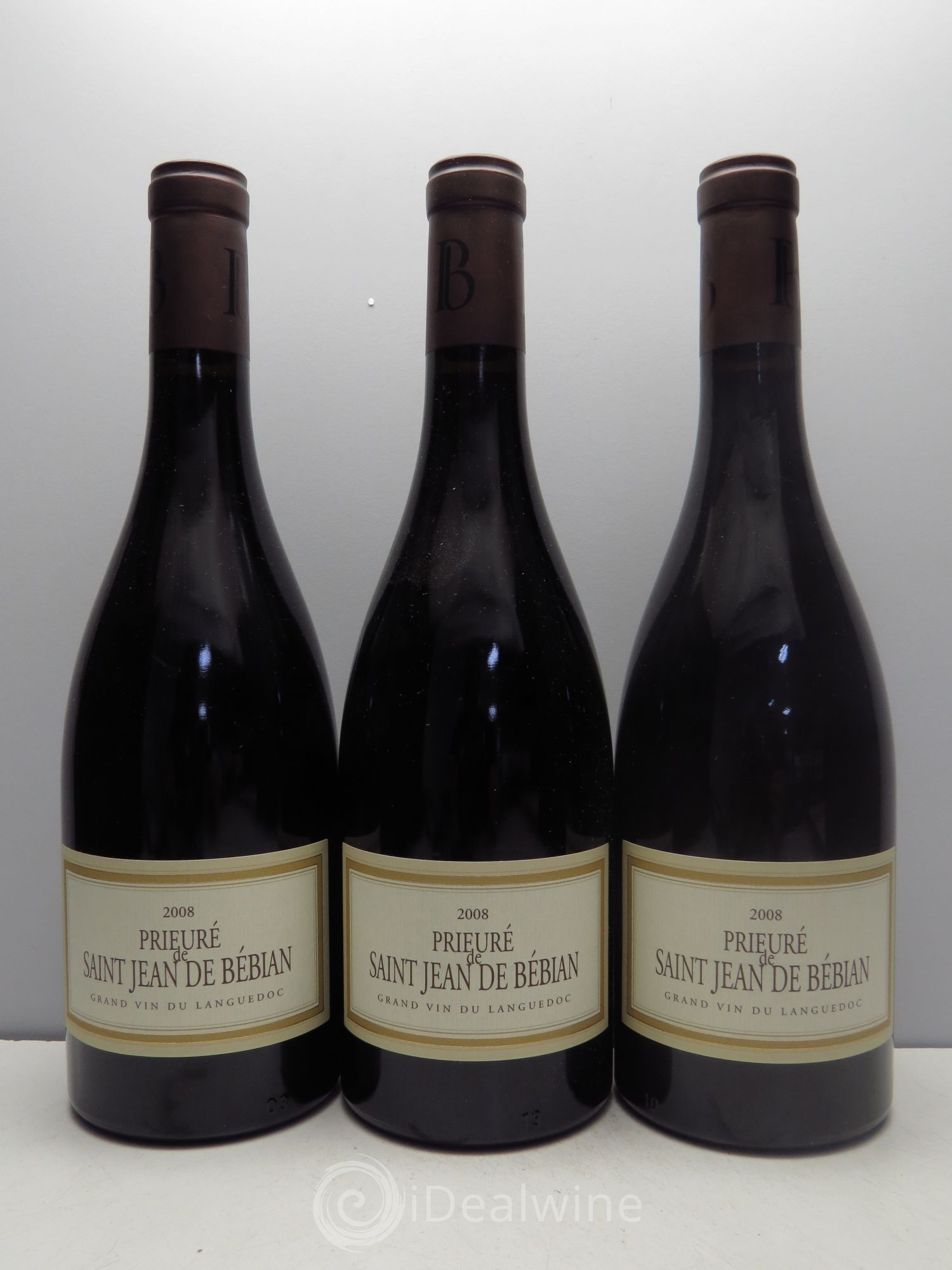 Languedoc Prieuré St-Jean de Bébian 2008 - Lot de 3 bouteilles - 0