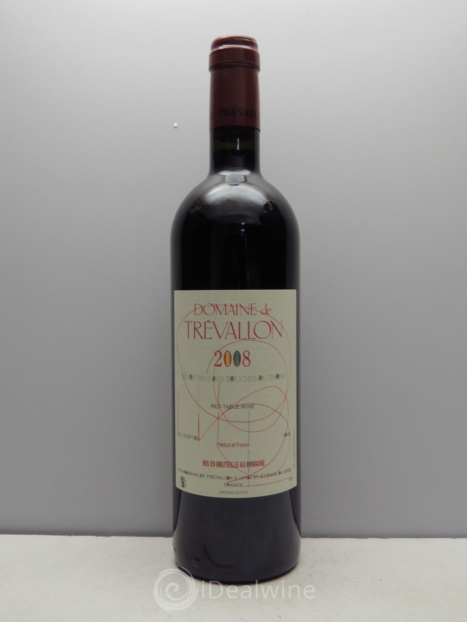 VDP Bouches du Rhône Trévallon (Domaine de) Eloi Dürrbach 2008 - Lot de 1 bouteille - 0