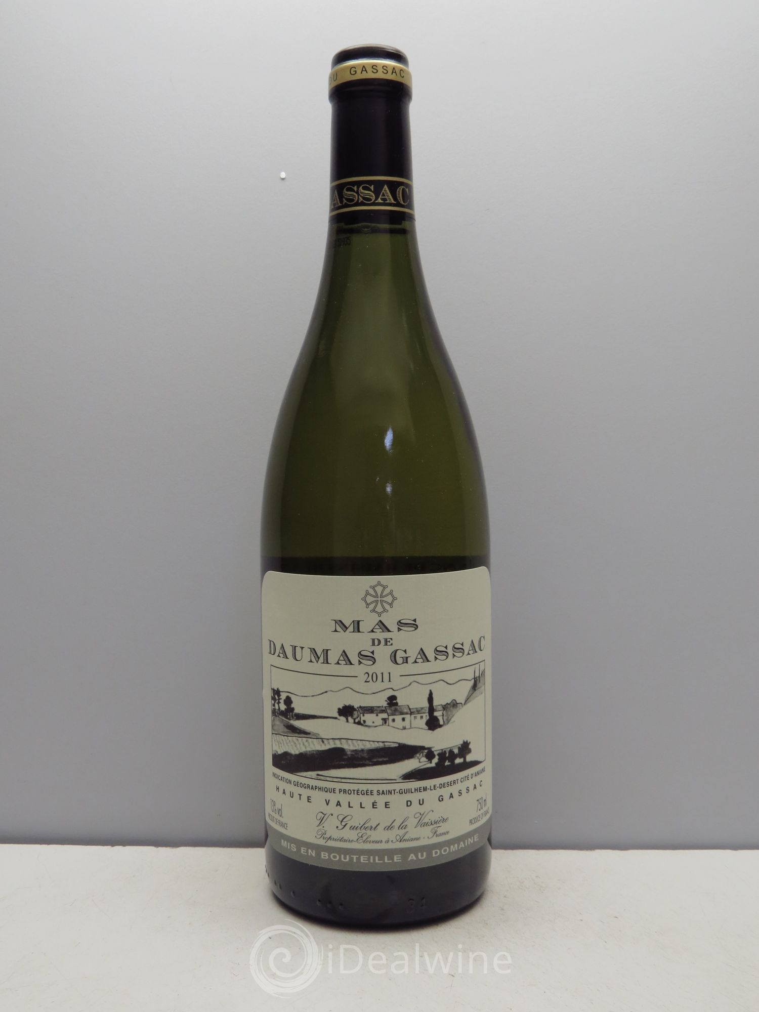 Saint-Guilhem-le-Désert - Cité d'Aniane Mas Daumas Gassac Famille Guibert de La Vaissière 2011 - Lot de 6 bouteilles - 0