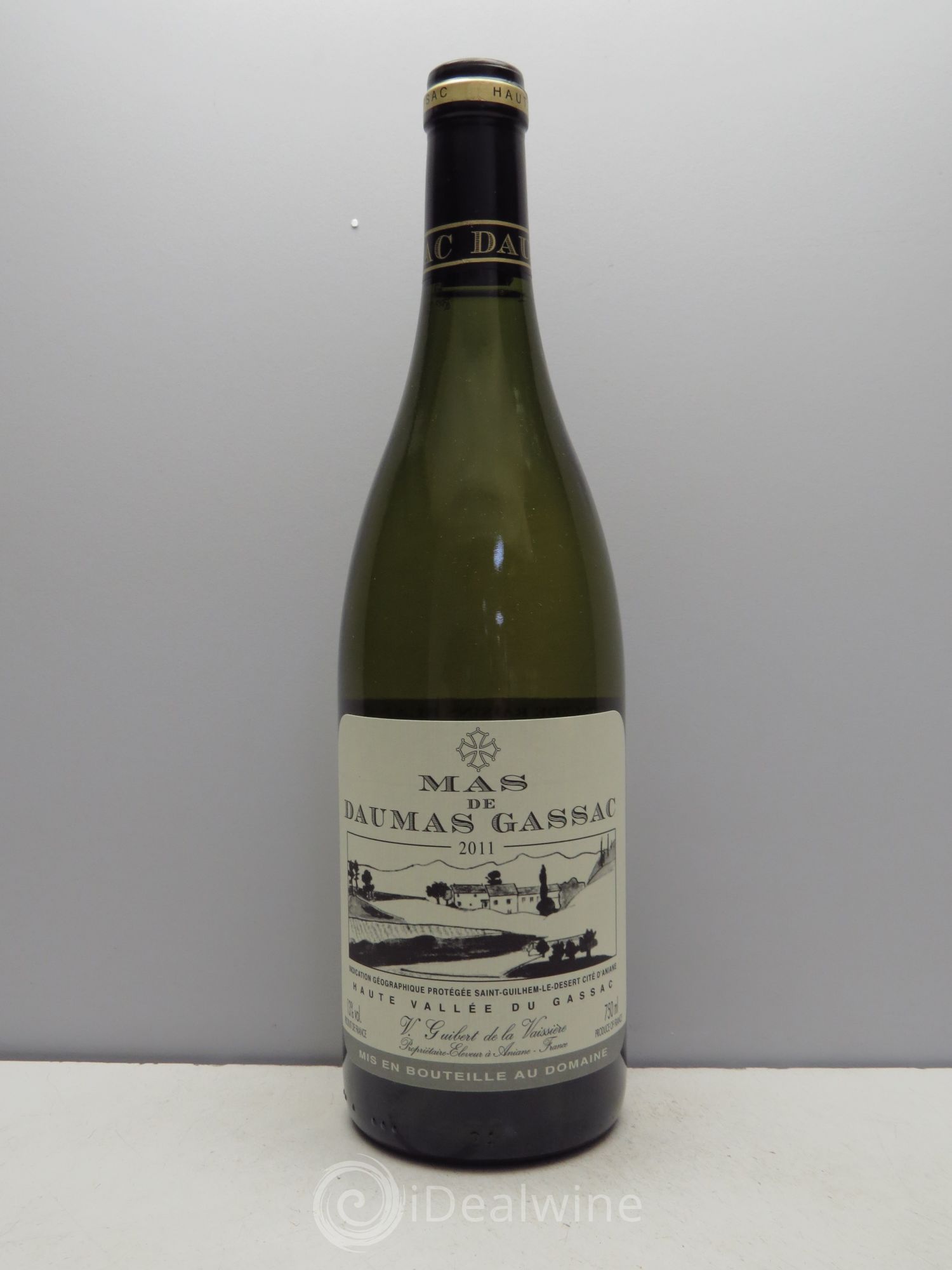 Saint-Guilhem-le-Désert - Cité d'Aniane Mas Daumas Gassac Famille Guibert de La Vaissière 2011 - Lot de 1 bouteille - 0