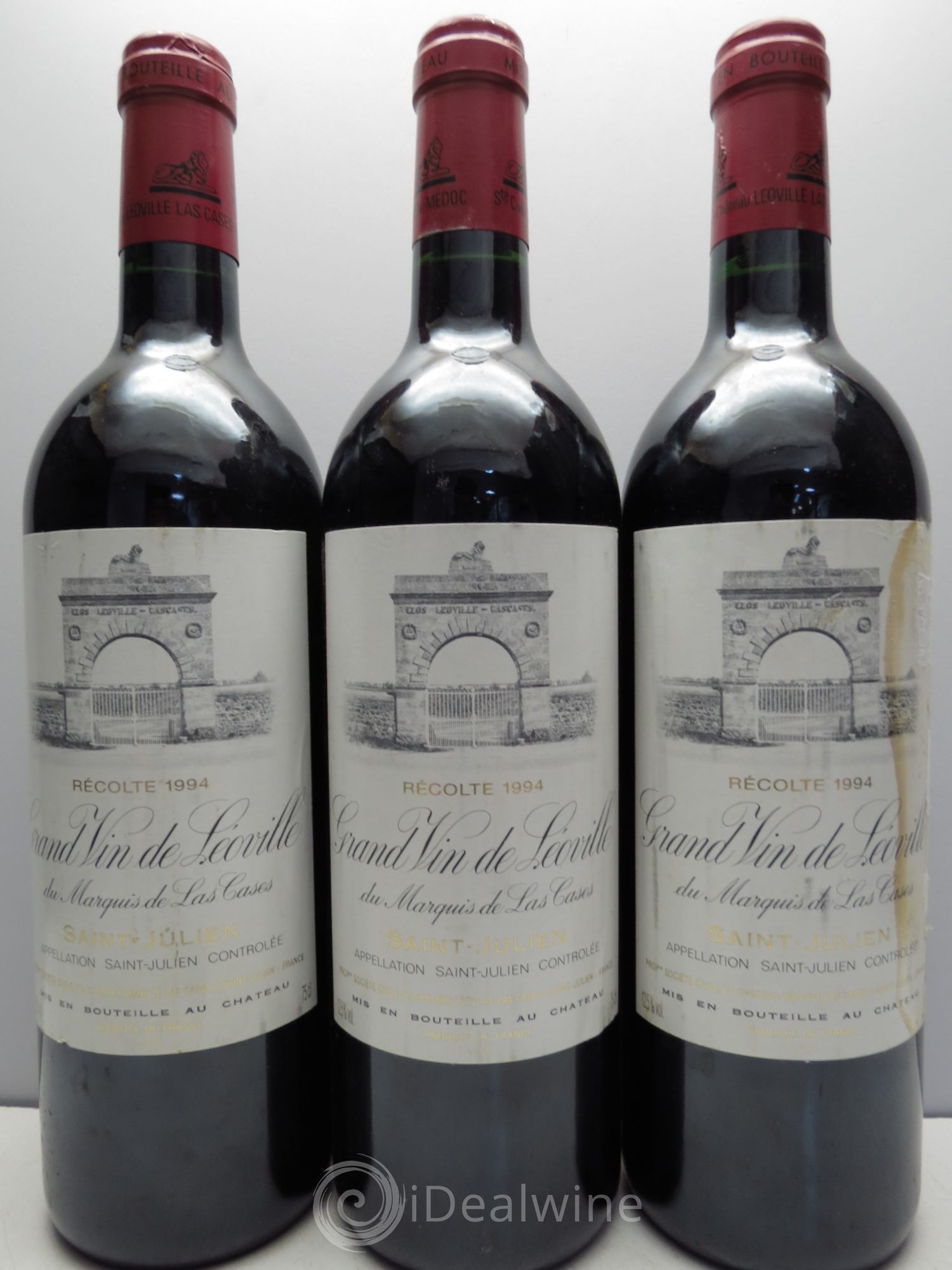 Château Léoville Las Cases 2ème Grand Cru Classé 1994 - Lot de 3 bouteilles - 0