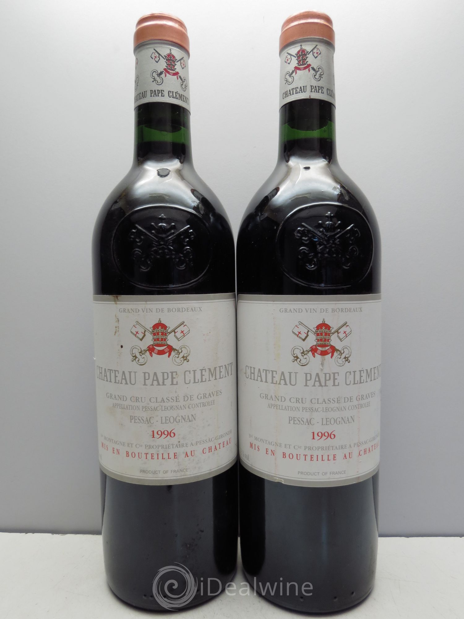Château Pape Clément Cru Classé de Graves 1996 - Lot de 2 bouteilles - 0