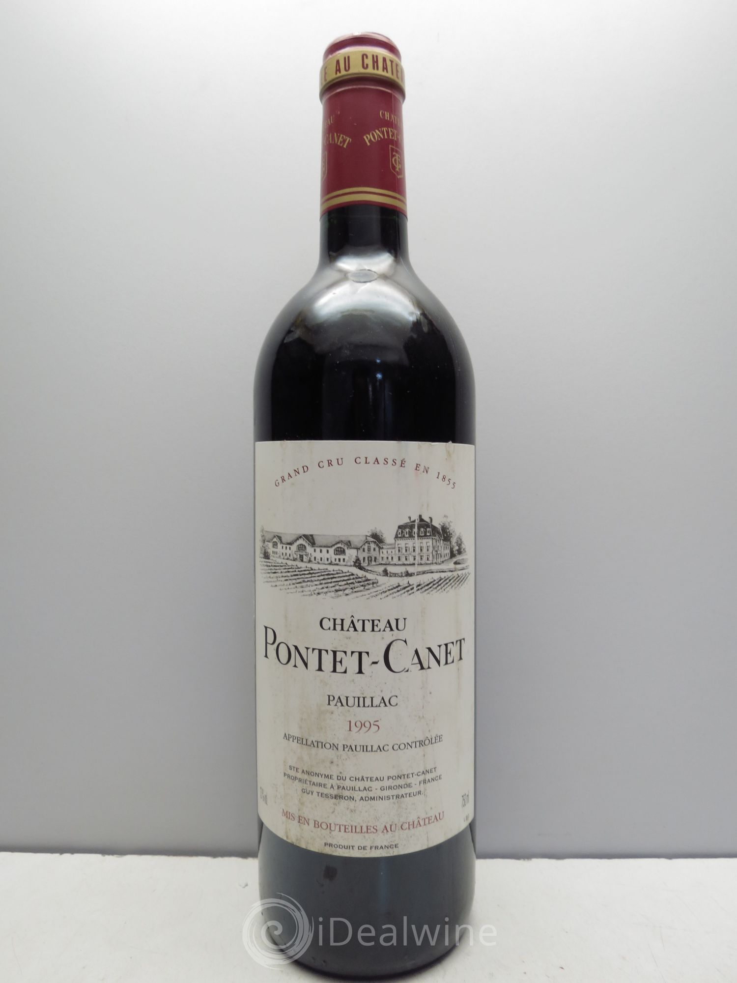 Château Pontet Canet 5ème Grand Cru Classé 1995 - Lot de 1 bouteille - 0