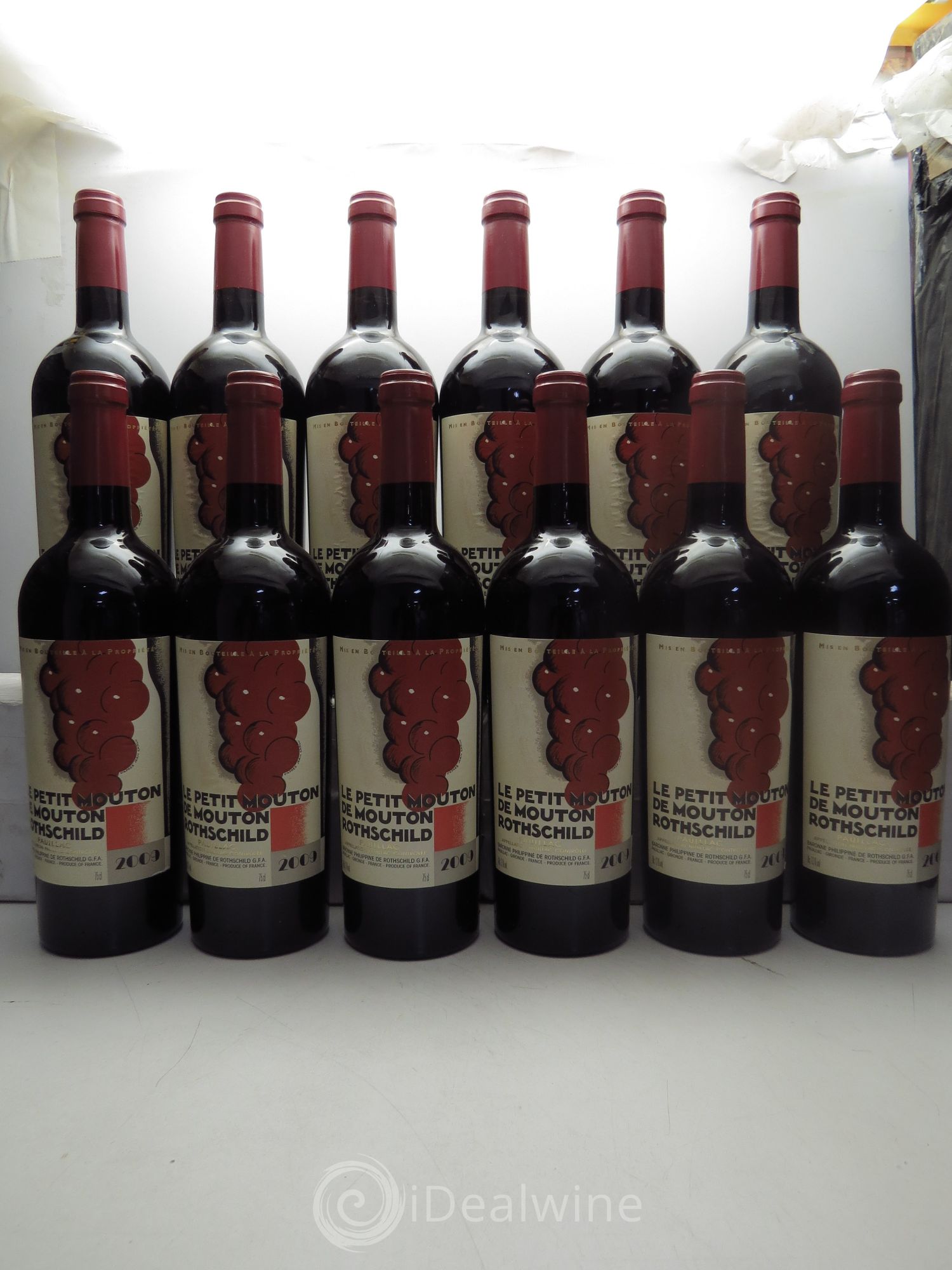 Petit Mouton Second Vin 2009 - Lot de 12 bouteilles - 0