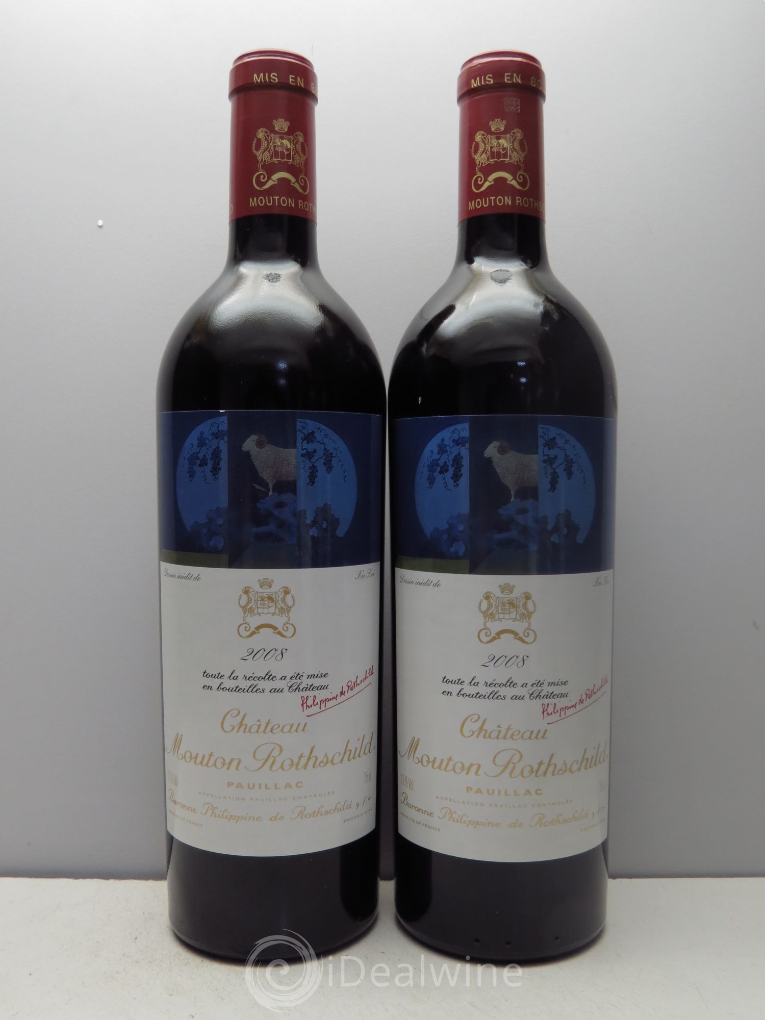 Château Mouton Rothschild 1er Grand Cru Classé (sans prix de réserve) 2008 - Lot de 6 bouteilles - 3