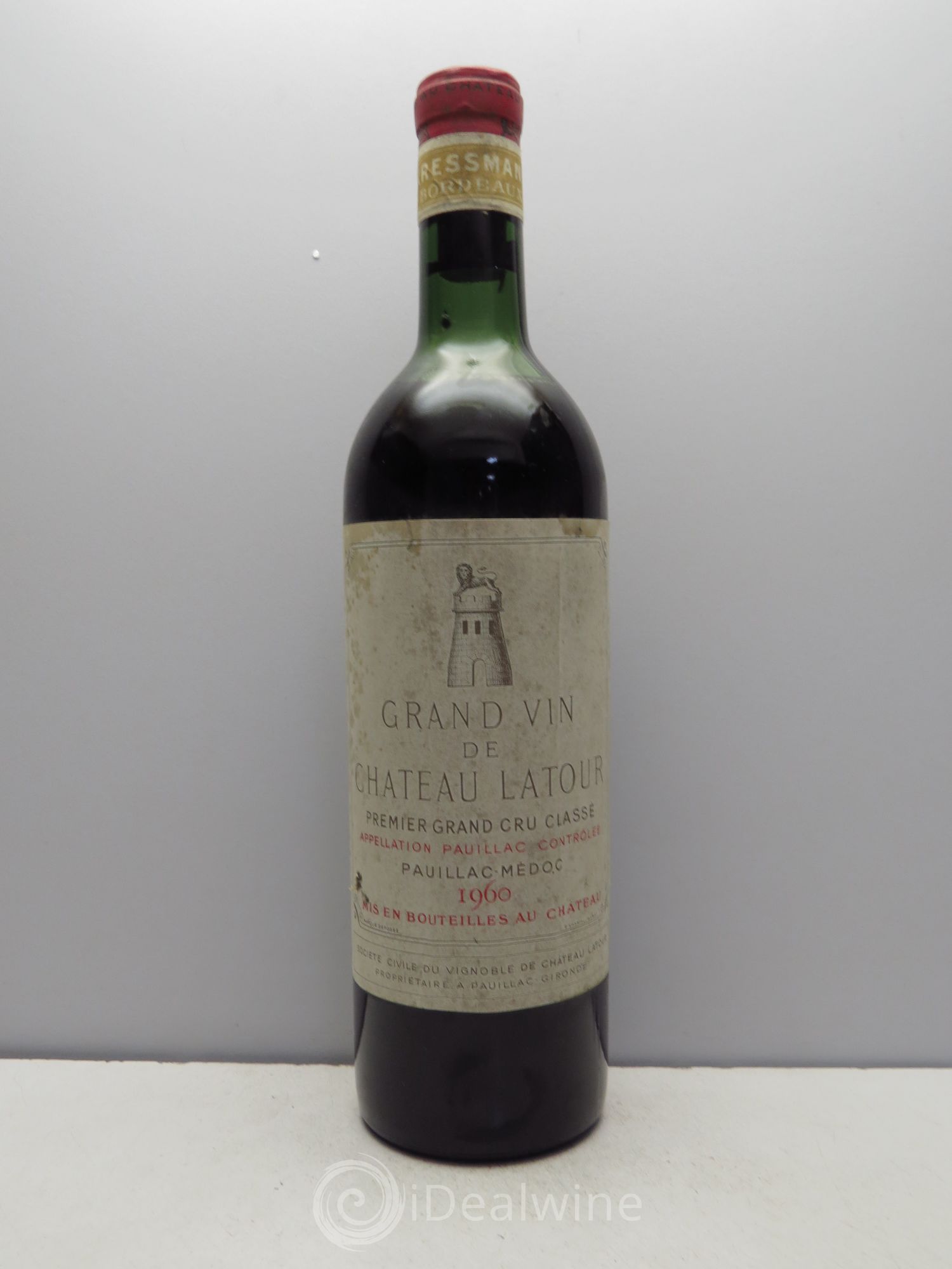 Château Latour 1er Grand Cru Classé 1960 - Lot de 1 bouteille - 0