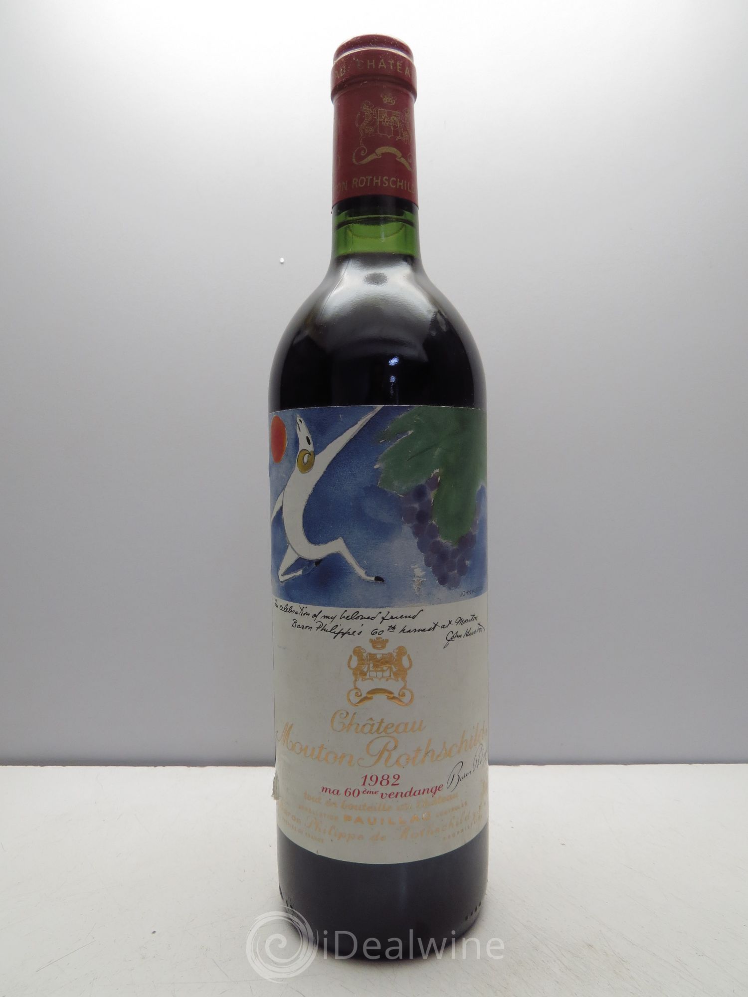 Château Mouton Rothschild 1er Grand Cru Classé 1982 - Lot de 1 bouteille - 0