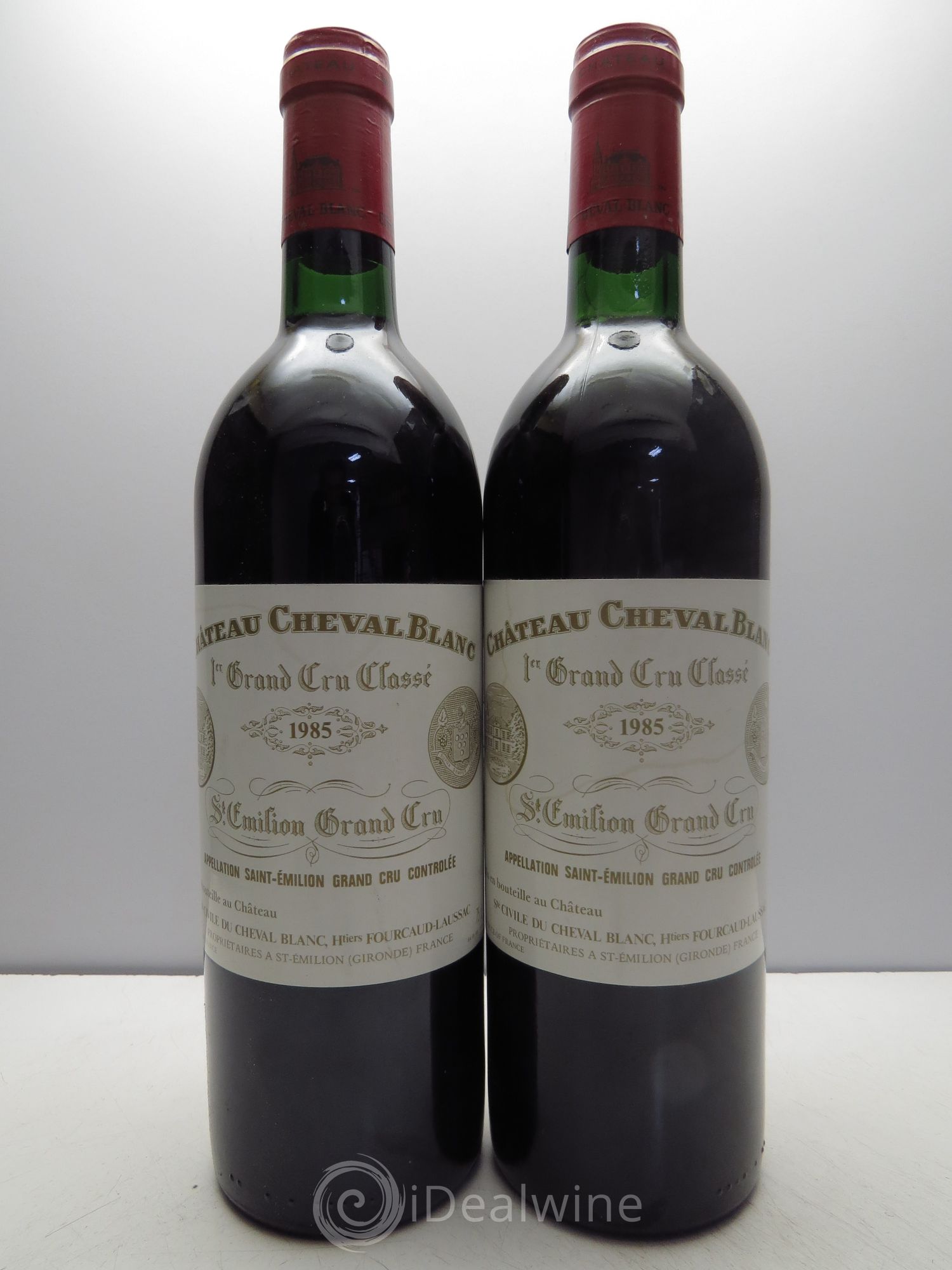 Château Cheval Blanc 1er Grand Cru Classé A 1985 - Lot de 2 bouteilles - 0