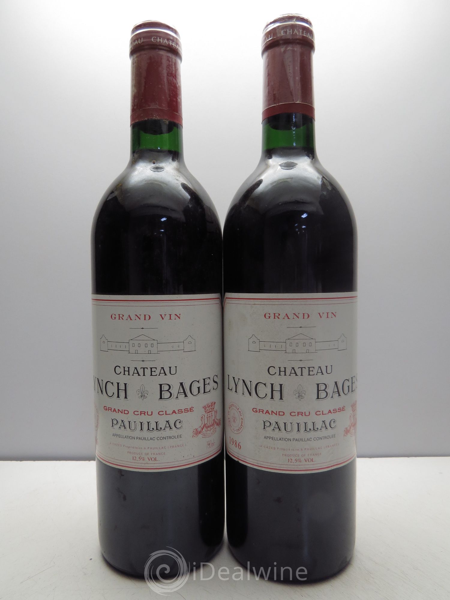 Château Lynch Bages 5ème Grand Cru Classé 1986 - Lot de 12 bouteilles - 2