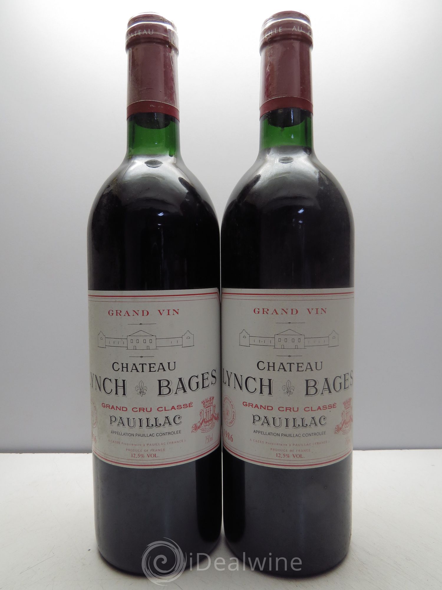 Château Lynch Bages 5ème Grand Cru Classé 1986 - Lot de 12 bouteilles - 3