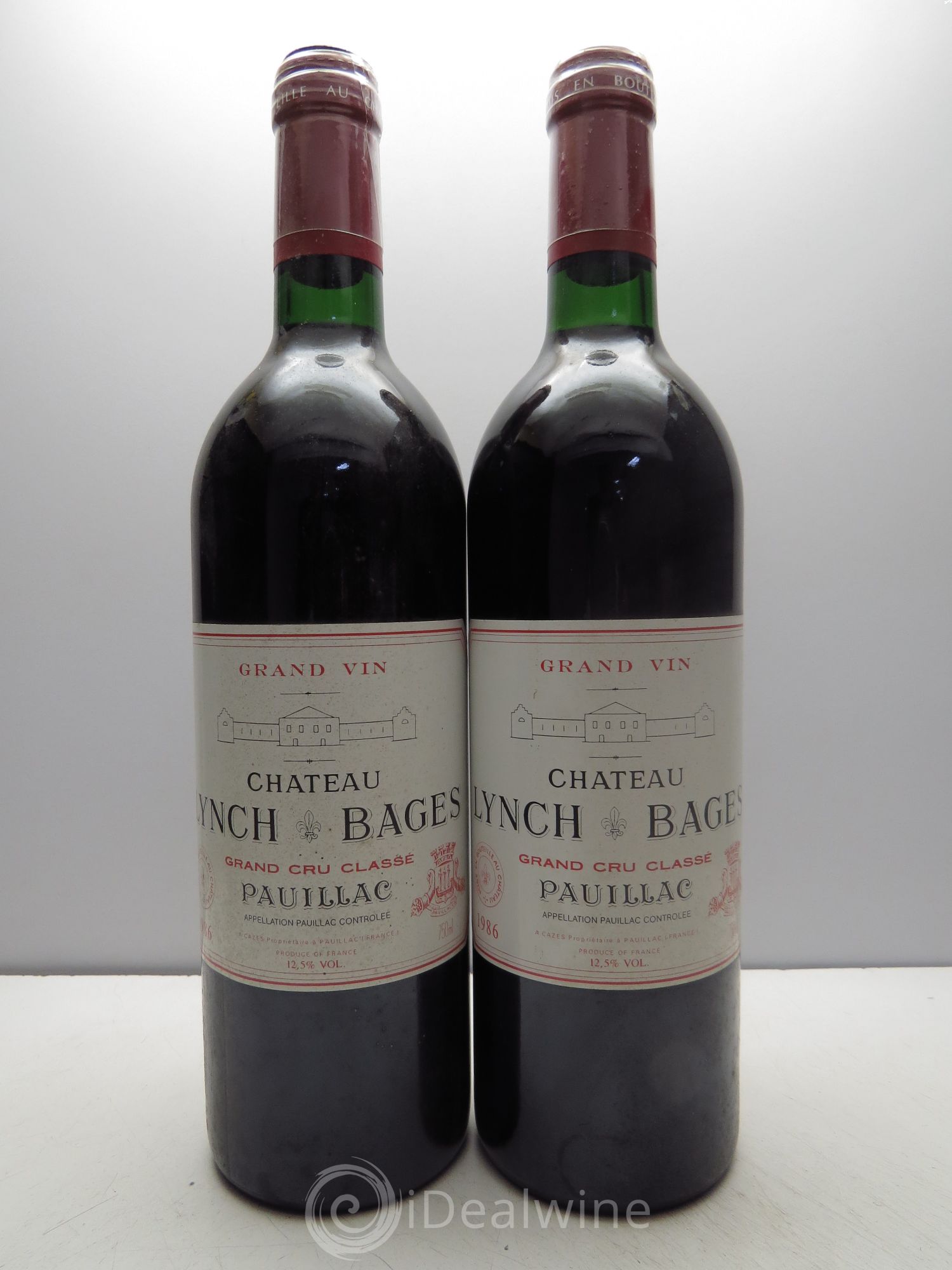 Château Lynch Bages 5ème Grand Cru Classé 1986 - Lot de 12 bouteilles - 4