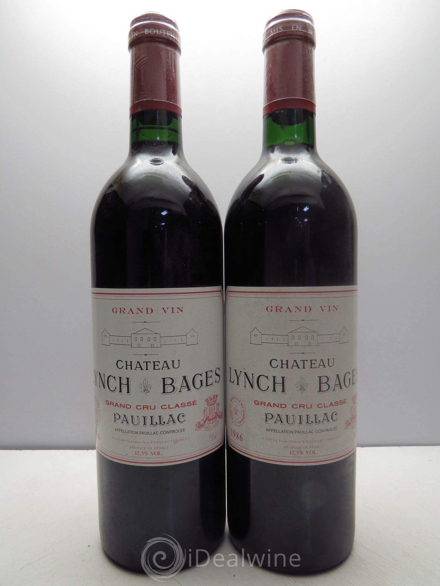 Château Lynch Bages 5ème Grand Cru Classé 1986 - Lot de 12 bouteilles - 5