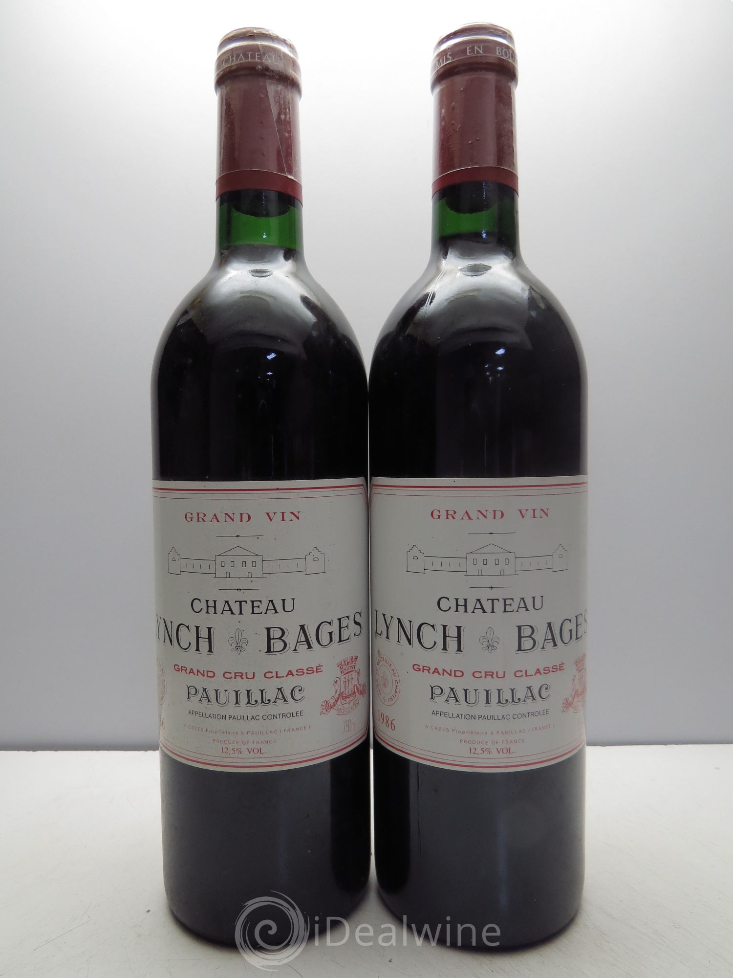 Château Lynch Bages 5ème Grand Cru Classé 1986 - Lot de 12 bouteilles - 6