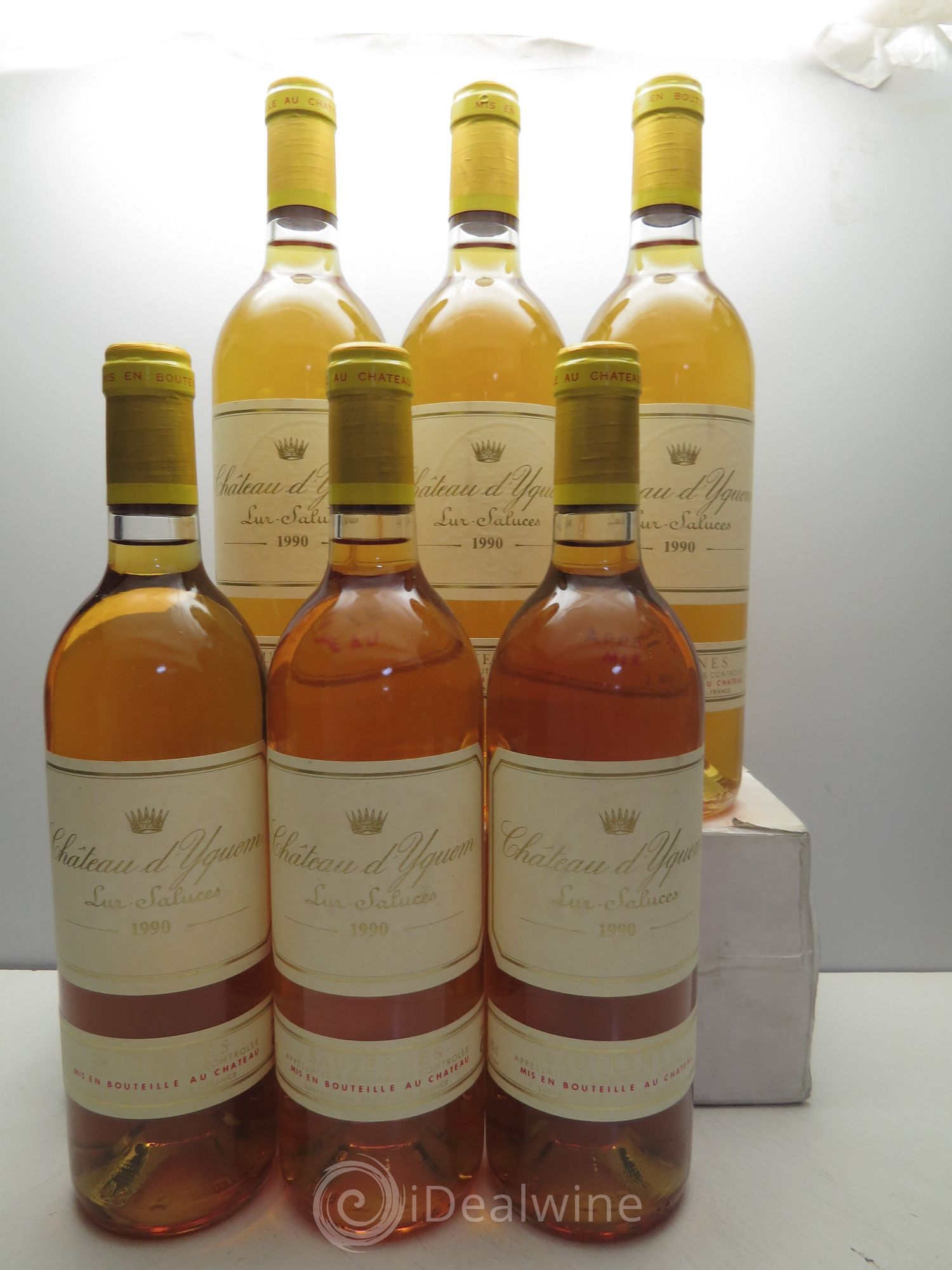 Château d' Yquem 1er Cru Classé Supérieur 1990 - Lotto di 6 bottiglie - 0