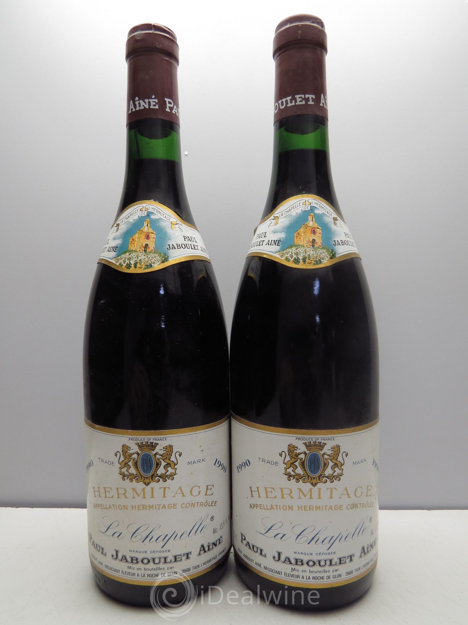 Hermitage La Chapelle Paul Jaboulet Ainé 1990 - Lot de 12 bouteilles - 1