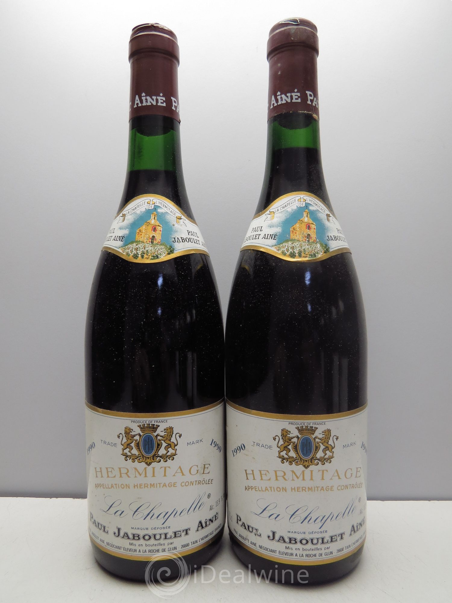 Hermitage La Chapelle Paul Jaboulet Ainé 1990 - Lot de 6 bouteilles - 1