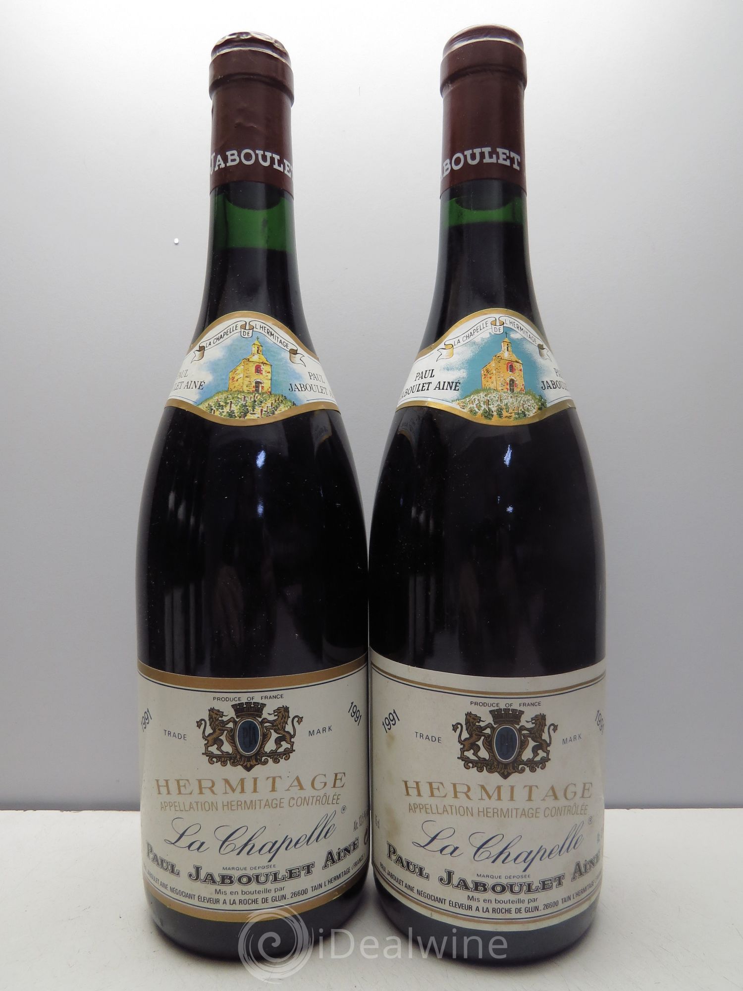 Hermitage La Chapelle Paul Jaboulet Ainé 1991 - Lot de 6 bouteilles - 1