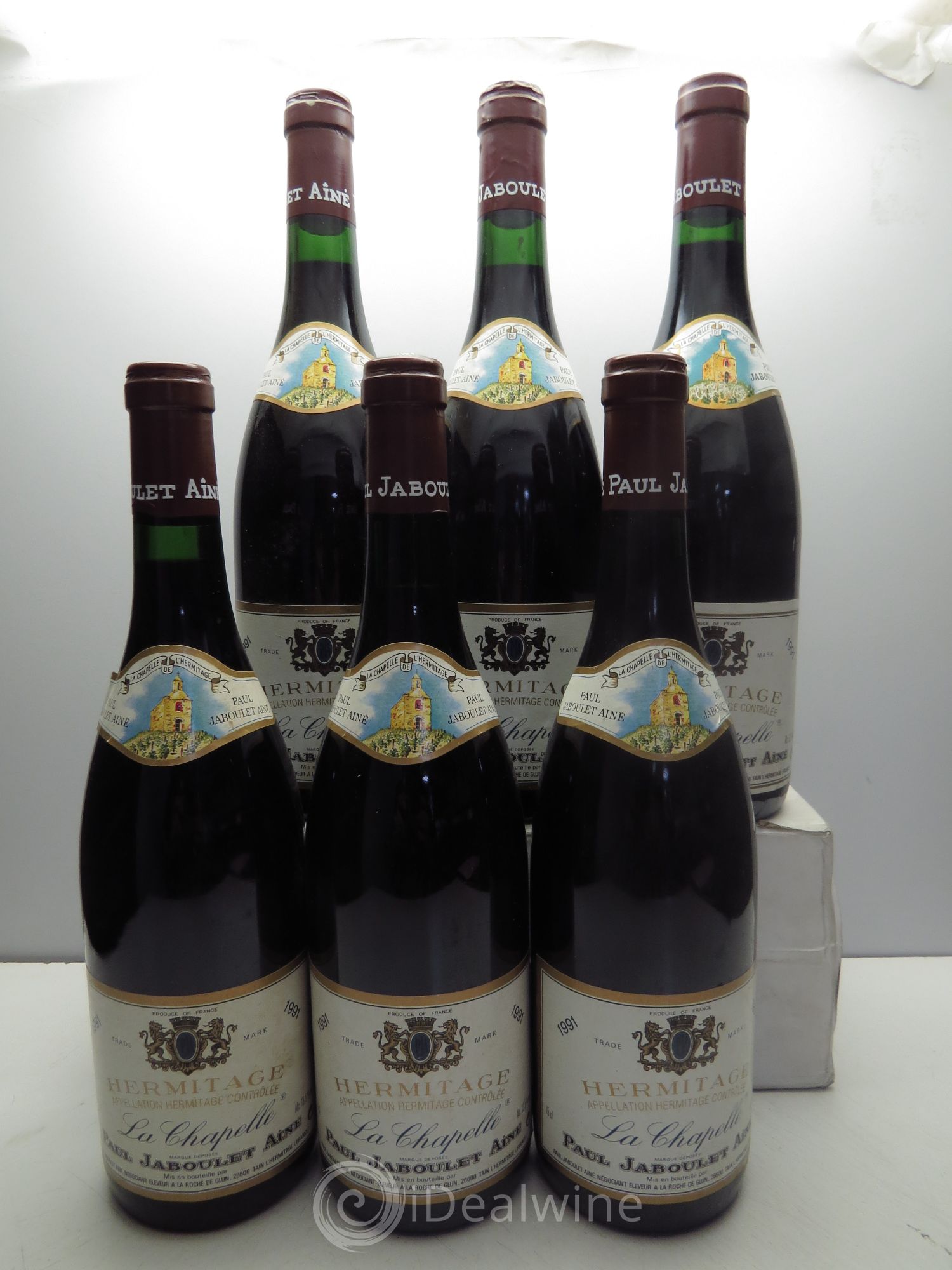 Hermitage La Chapelle Paul Jaboulet Ainé 1991 - Lot de 6 bouteilles - 0