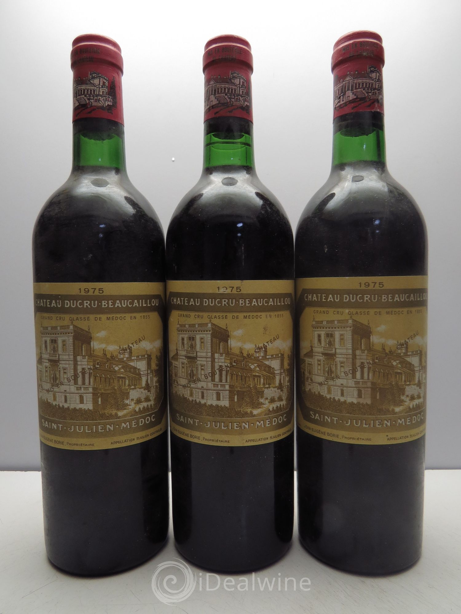 Château Ducru Beaucaillou 2ème Grand Cru Classé 1975 - Lot de 3 bouteilles - 0