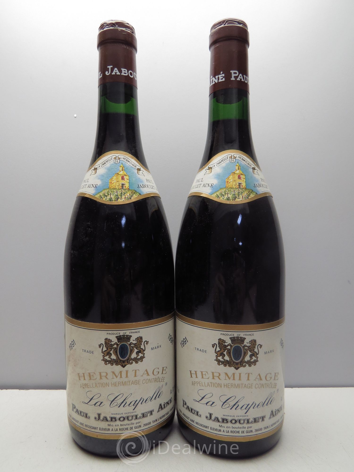 Hermitage La Chapelle Paul Jaboulet Ainé 1991 - Lot de 2 bouteilles - 0