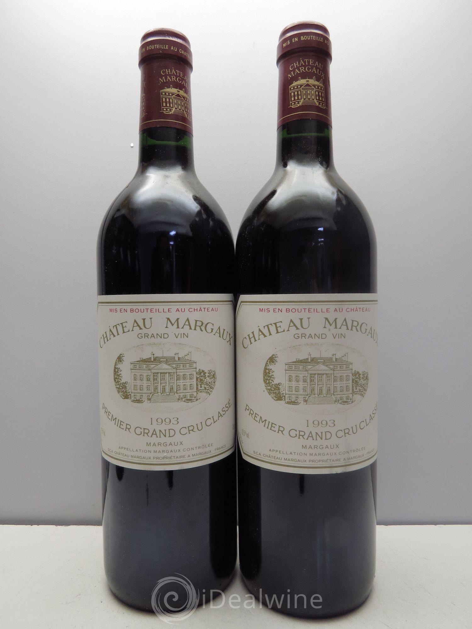 Château Margaux 1er Grand Cru Classé 1993 - Lot de 6 bouteilles - 1